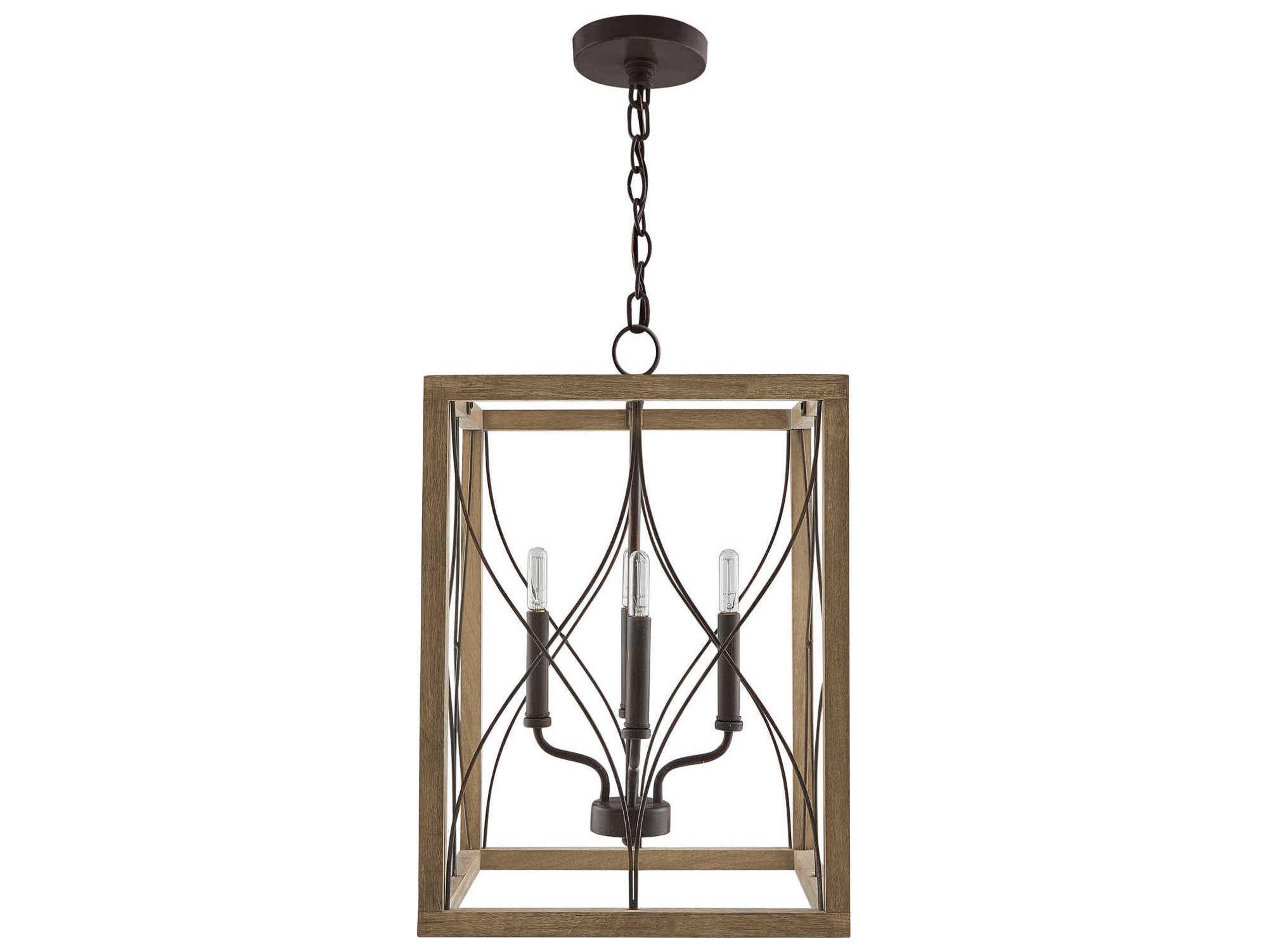 Tybee 4-Light Nordic Grey Candelabra Chandelier