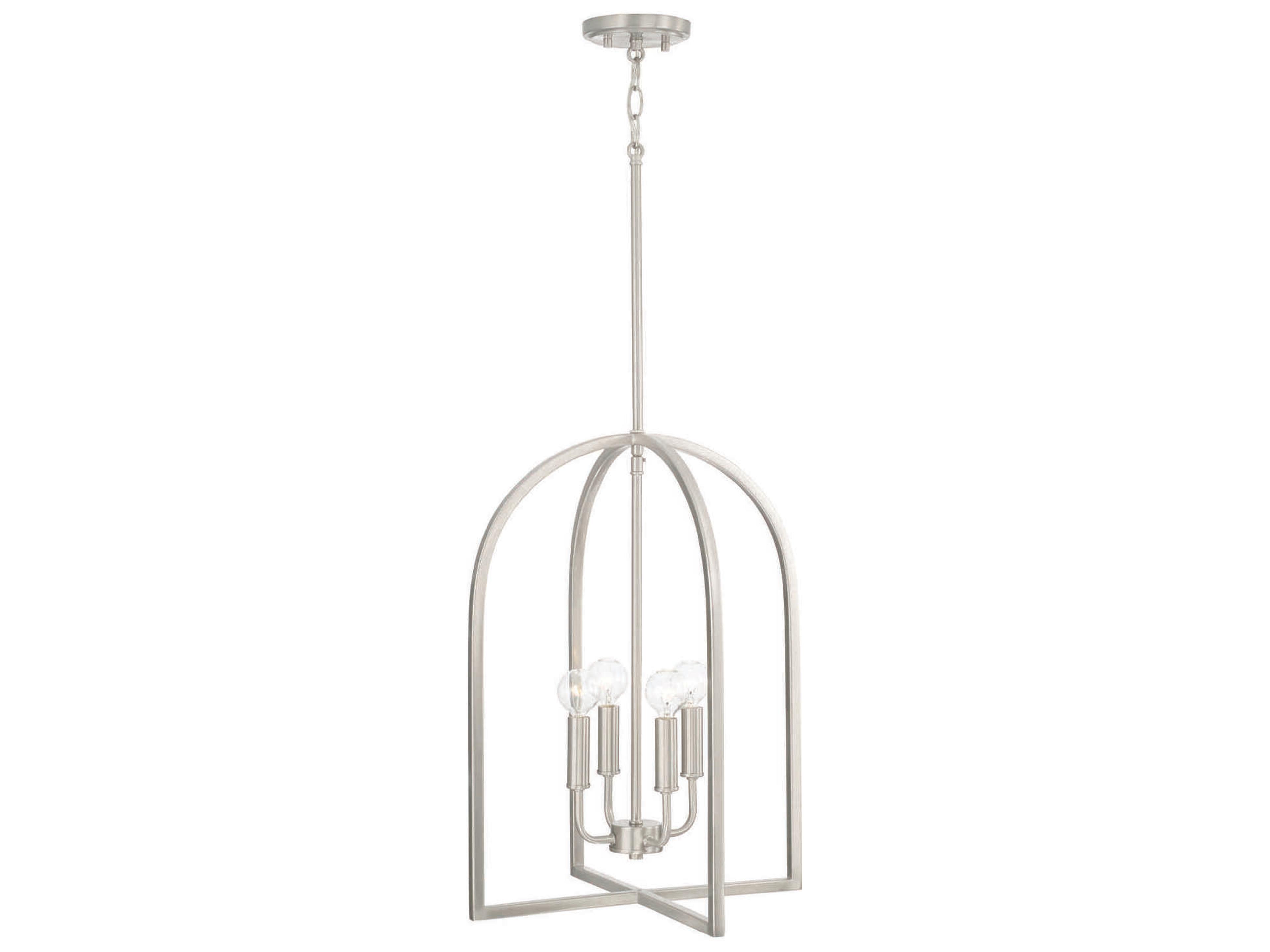 Lawson 4-Light Brushed Nickel Pendant