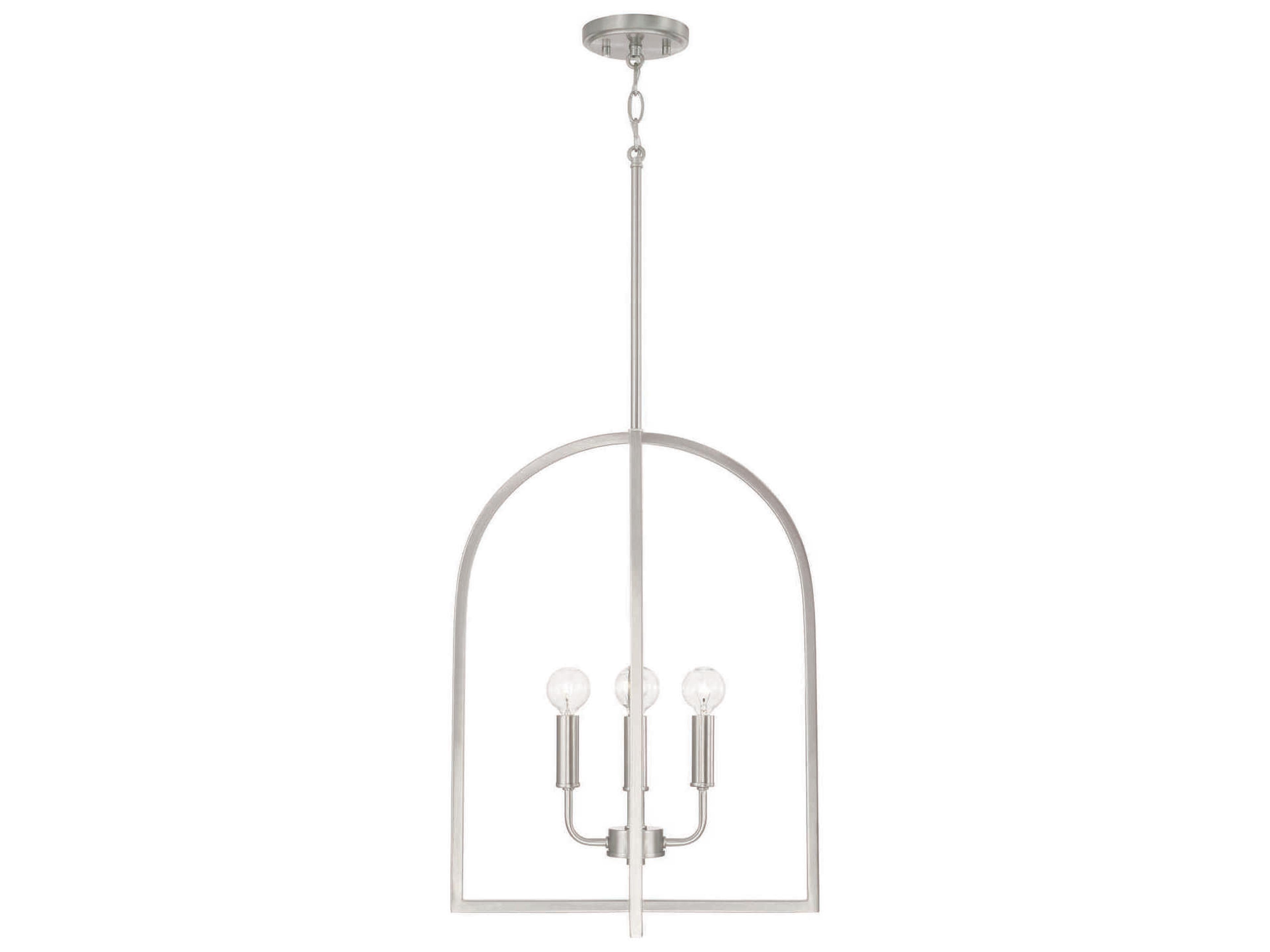 Capital Lighting Lawson 4-Light Brushed Nickel Pendant