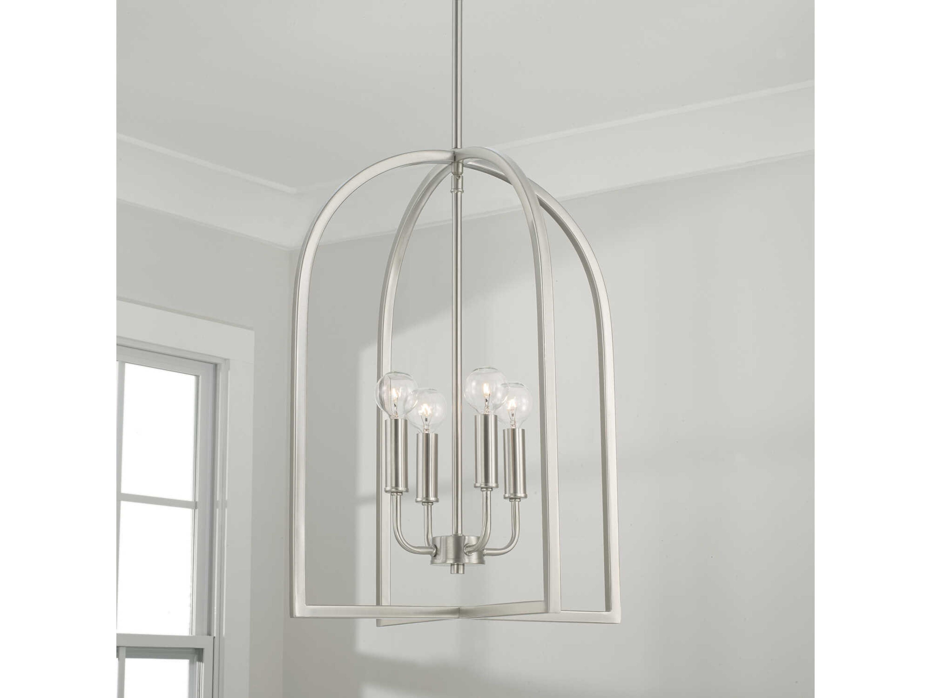 Capital Lighting Lawson 4-Light Brushed Nickel Pendant