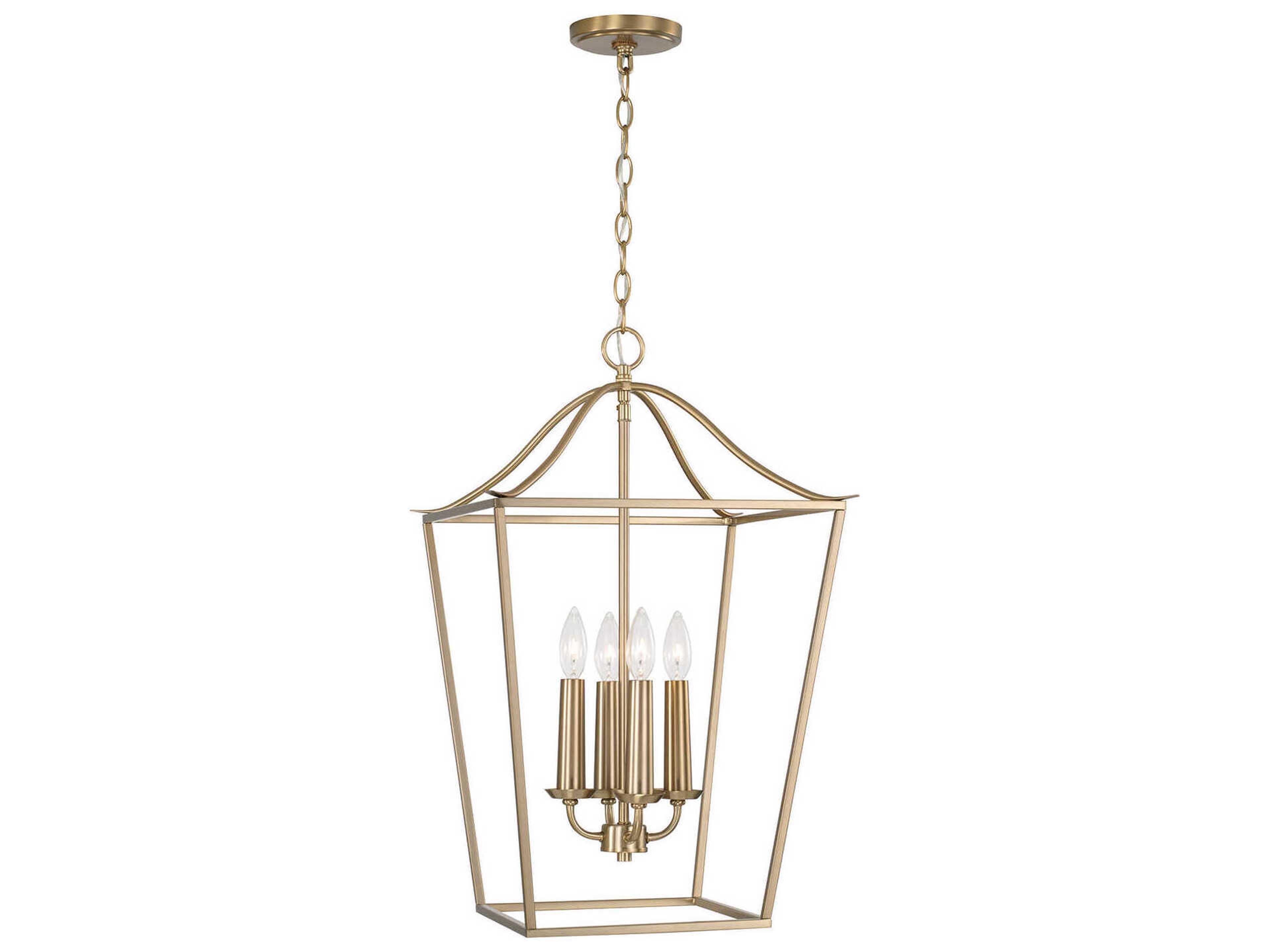 Grady 4-Light Matte Brass Pendant