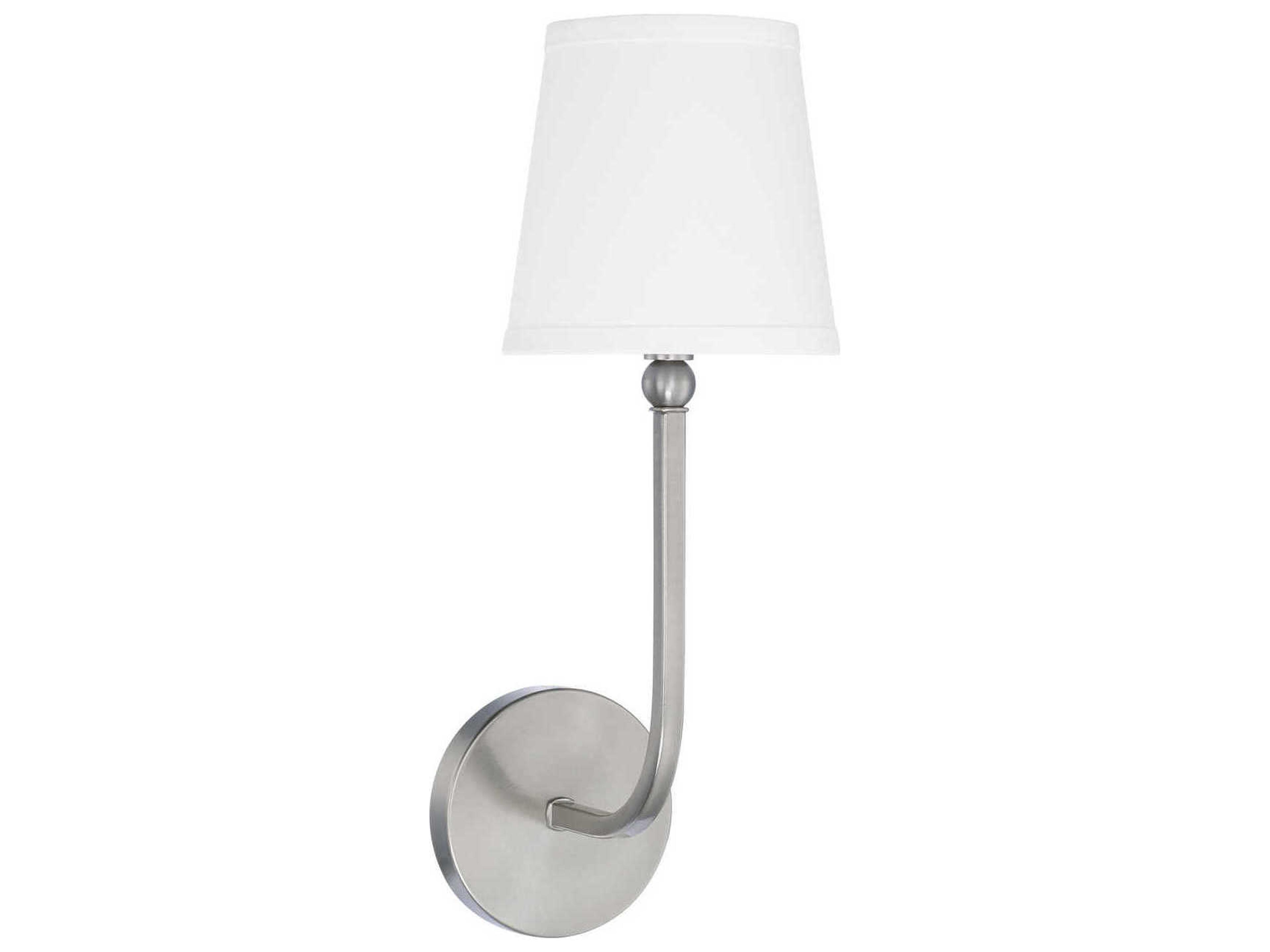 Dawson 1-Light Brushed Nickel Wall Sconce