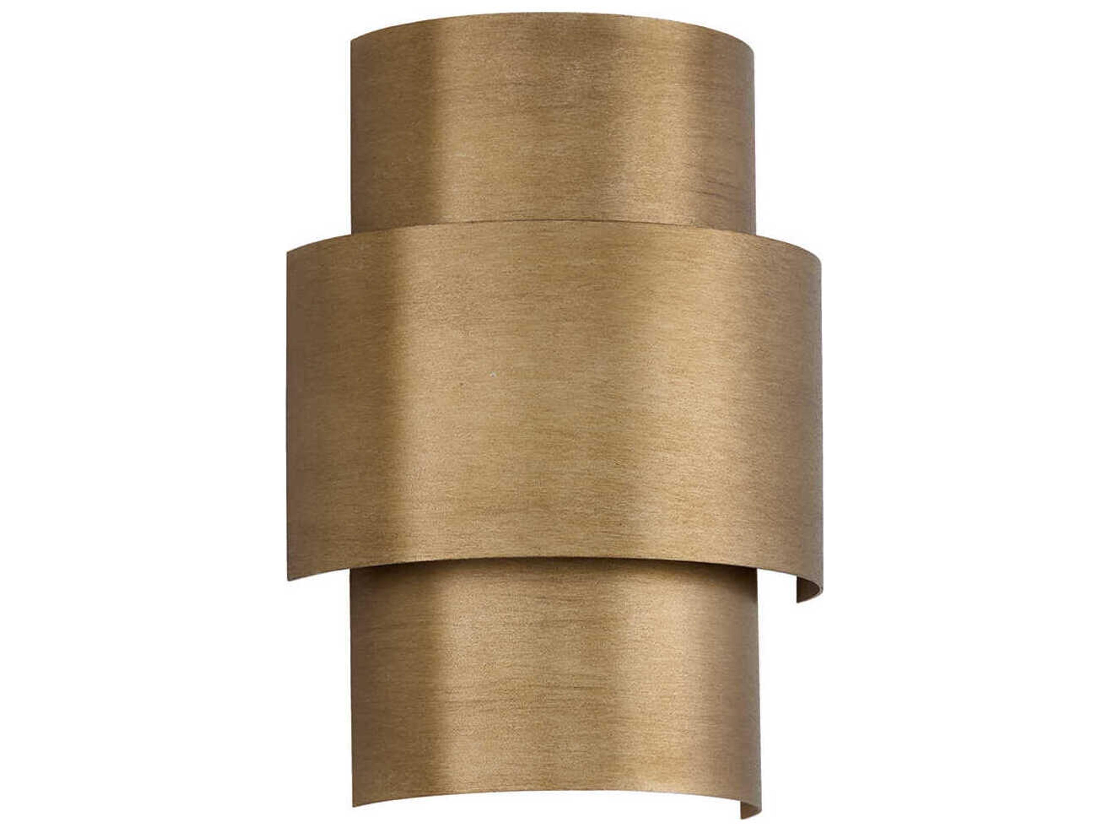 Jude 2-Light Mystic Luster Brass Wall Sconce