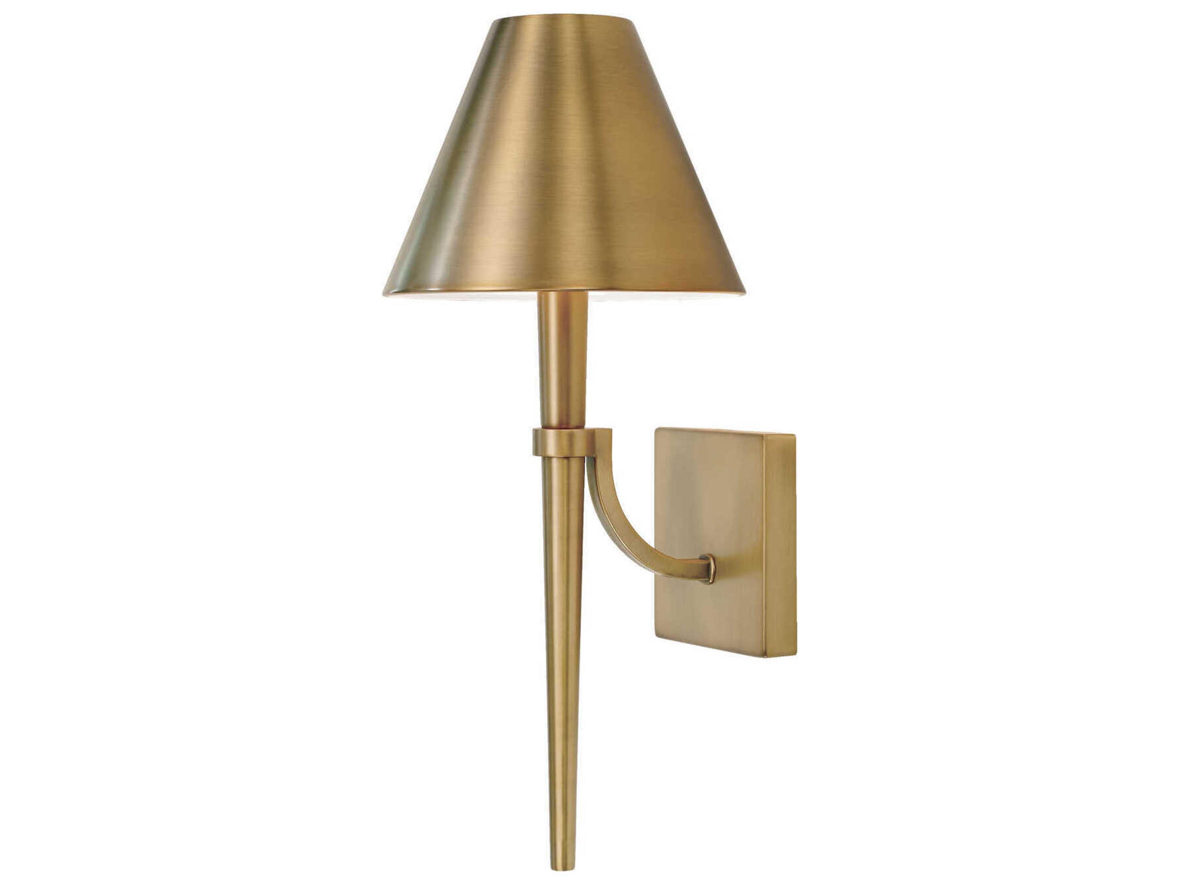 Holden 1-Light Aged Brass Wall Sconce