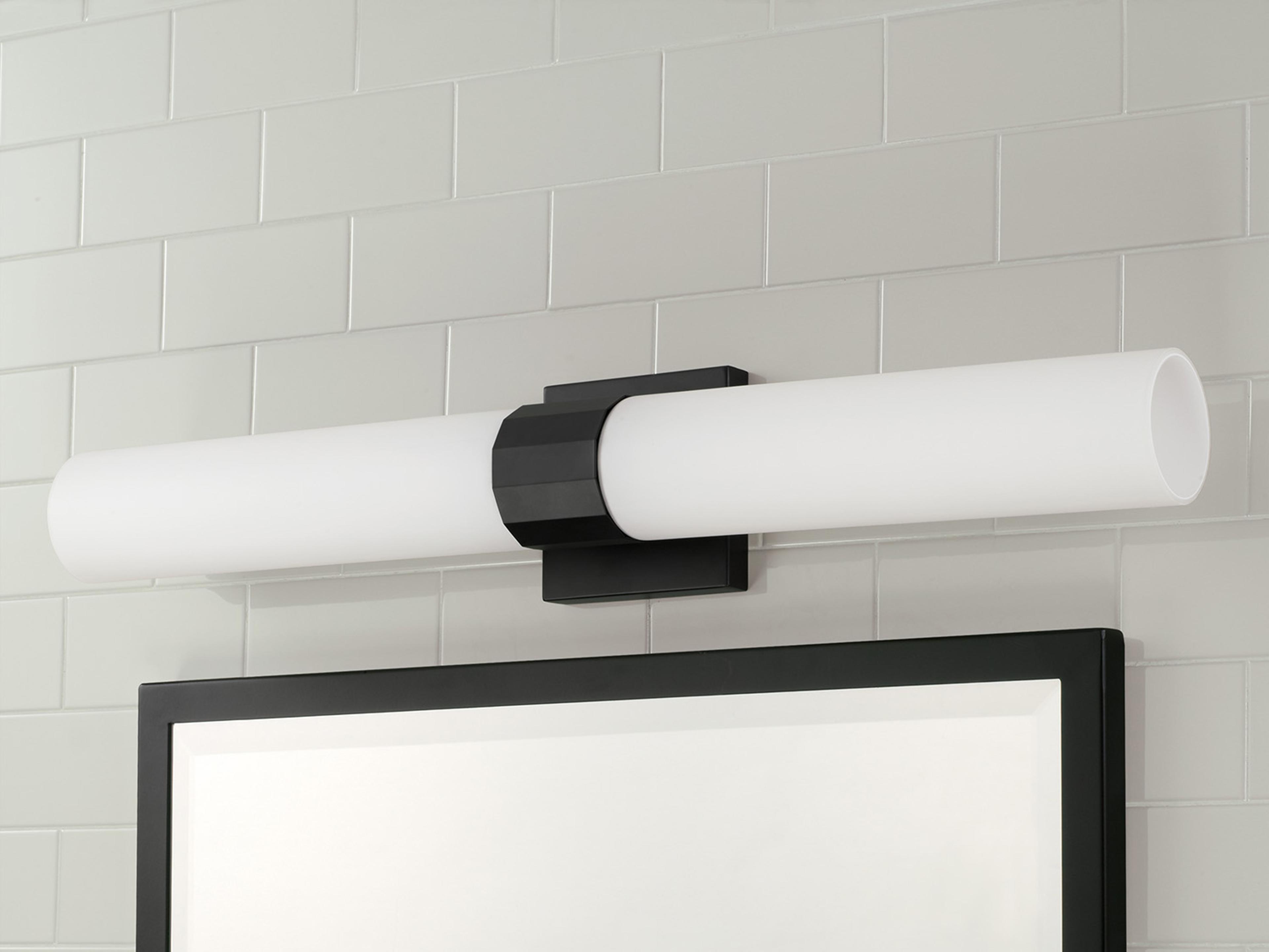 Capital Lighting Sutton 2-Light Matte Black Wall Sconce