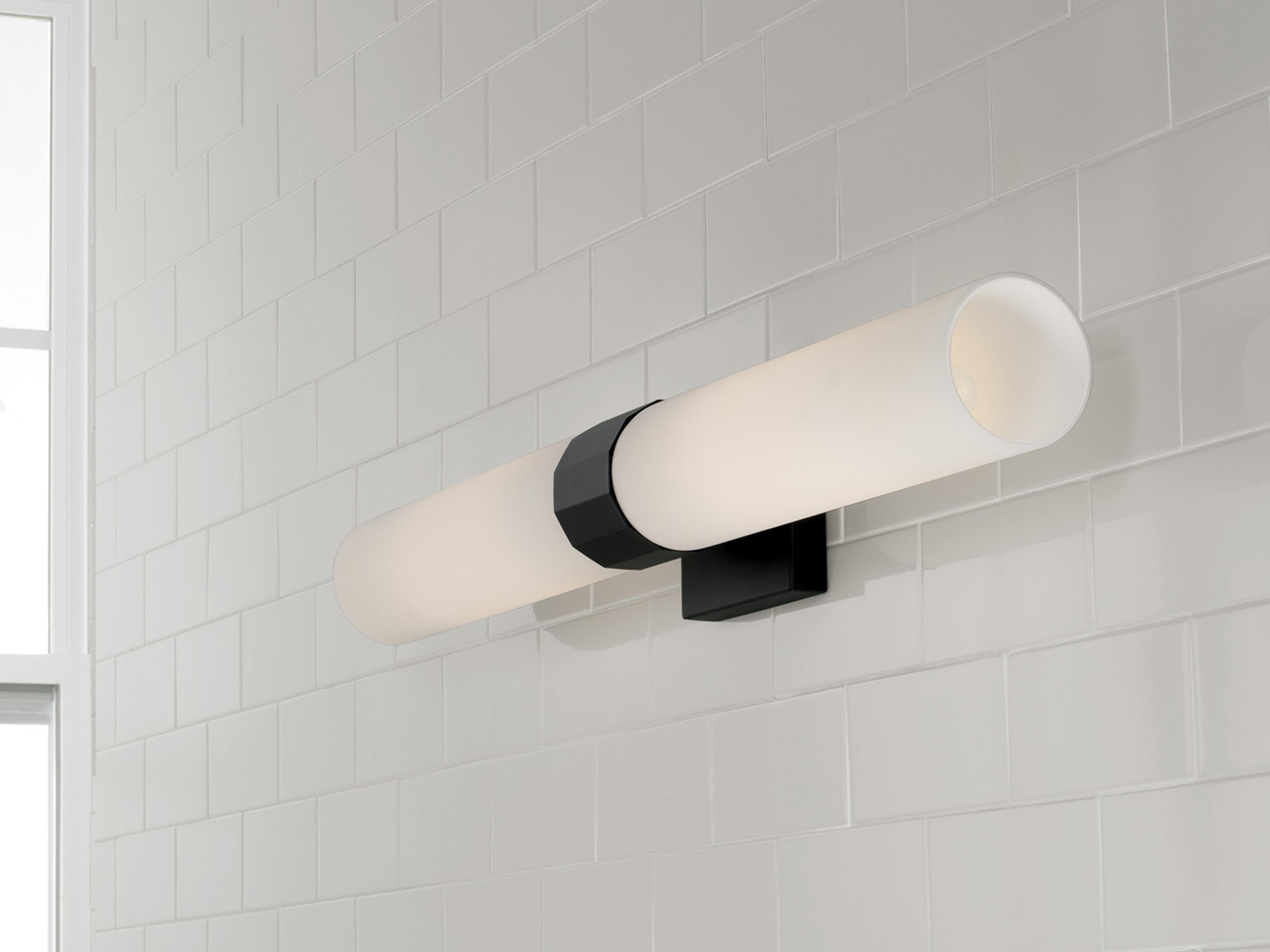 Capital Lighting Sutton 2-Light Matte Black Wall Sconce