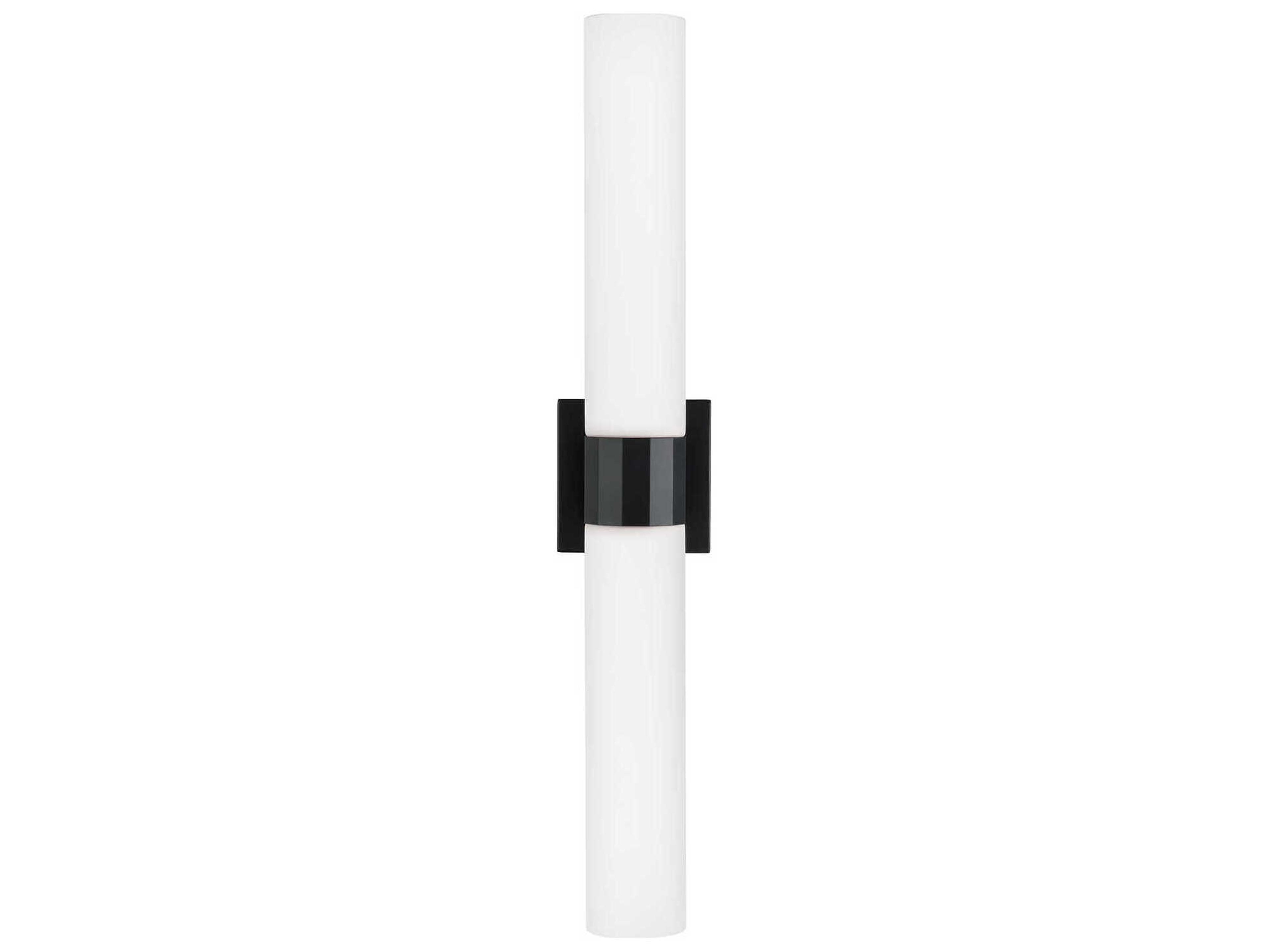 Capital Lighting Sutton 2-Light Matte Black Wall Sconce