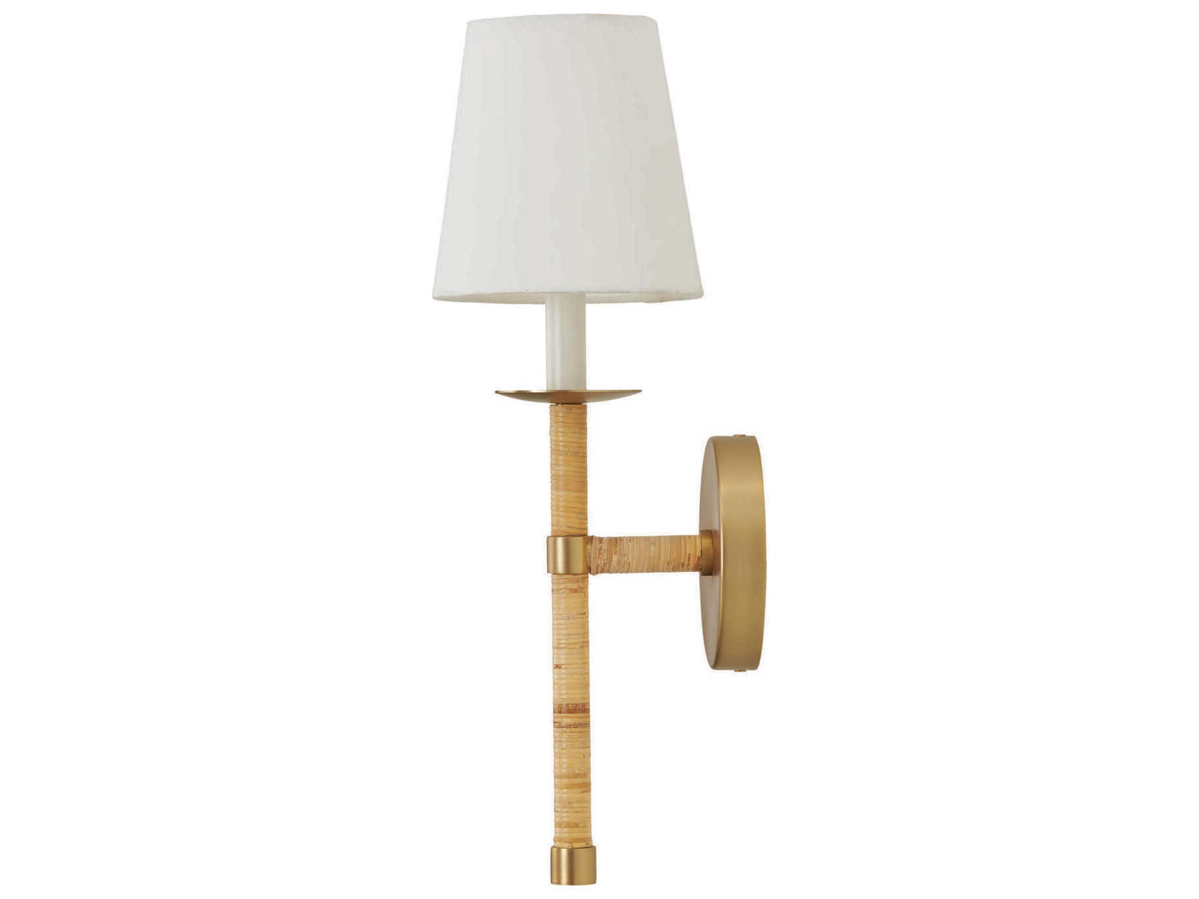 Capital Lighting Tulum 1-Light Matte Brass Wall Sconce