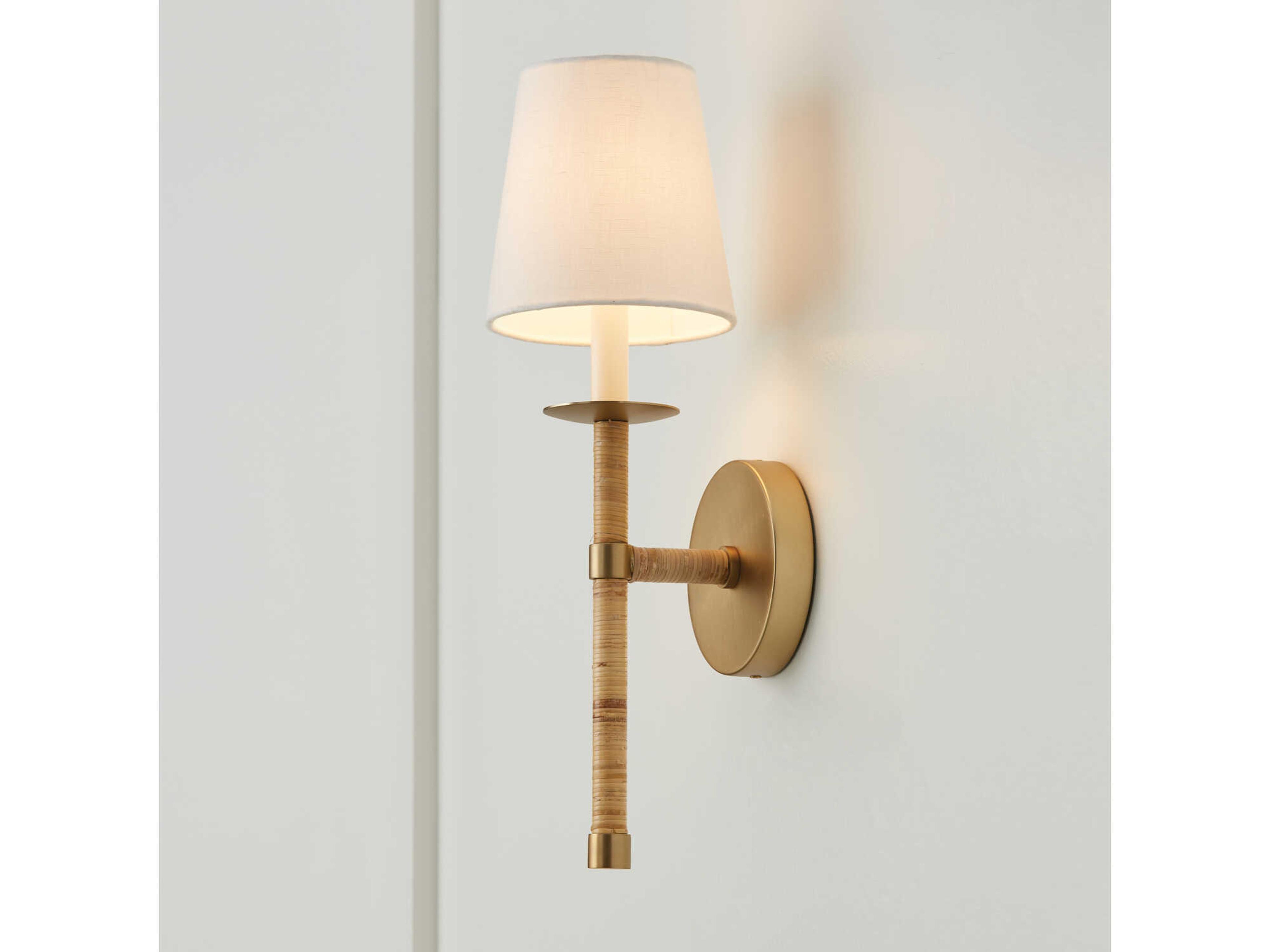 Capital Lighting Tulum 1-Light Matte Brass Wall Sconce