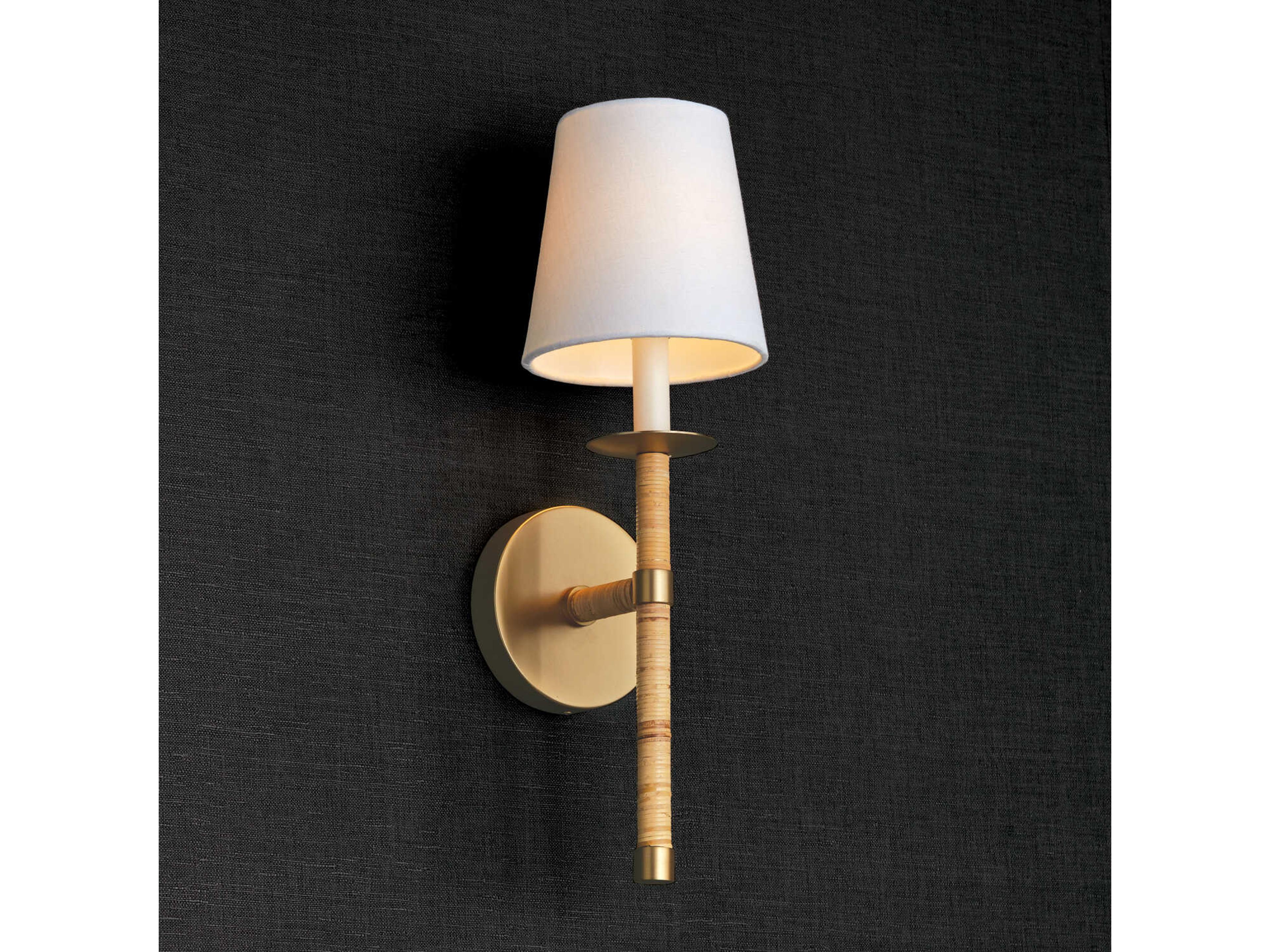 Capital Lighting Tulum 1-Light Matte Brass Wall Sconce