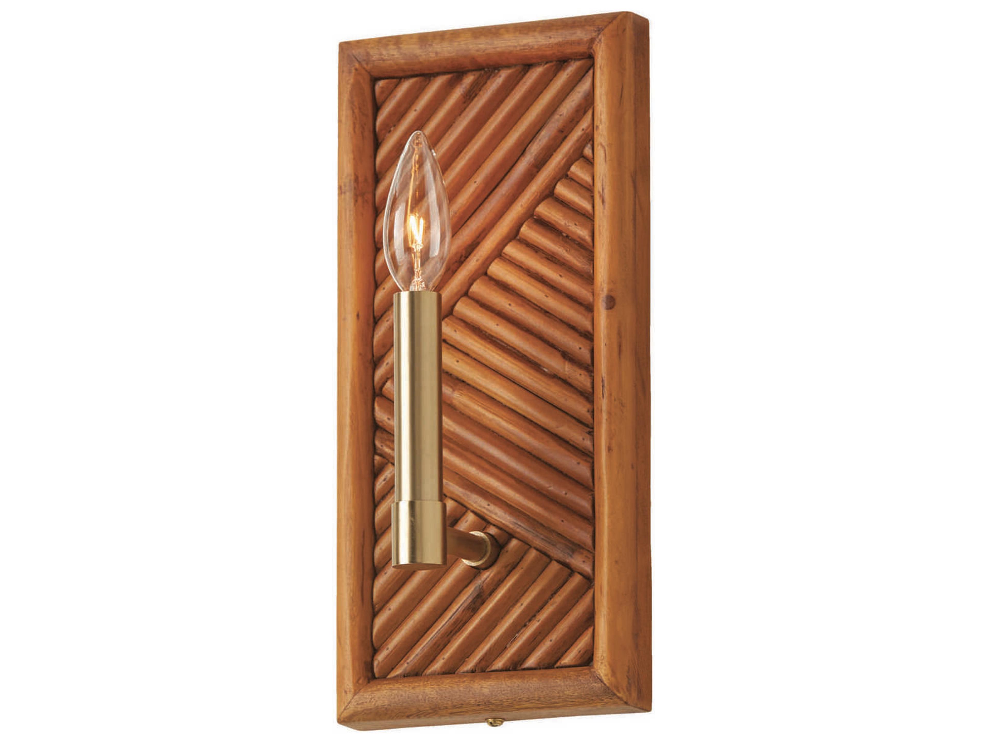 Soleil 1-Light Matte Brass Wall Sconce