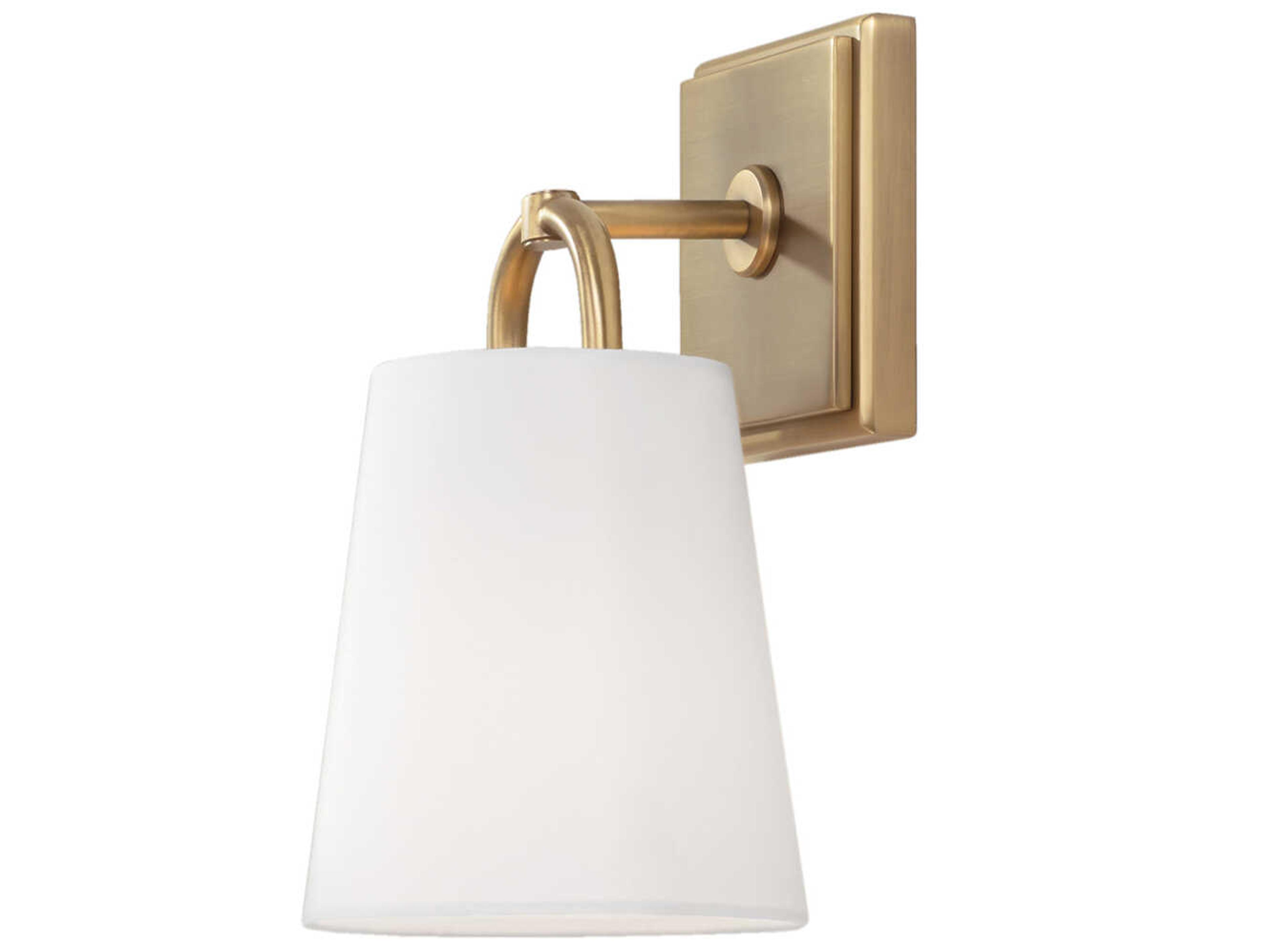 Brody 1-Light Aged Brass Wall Sconce