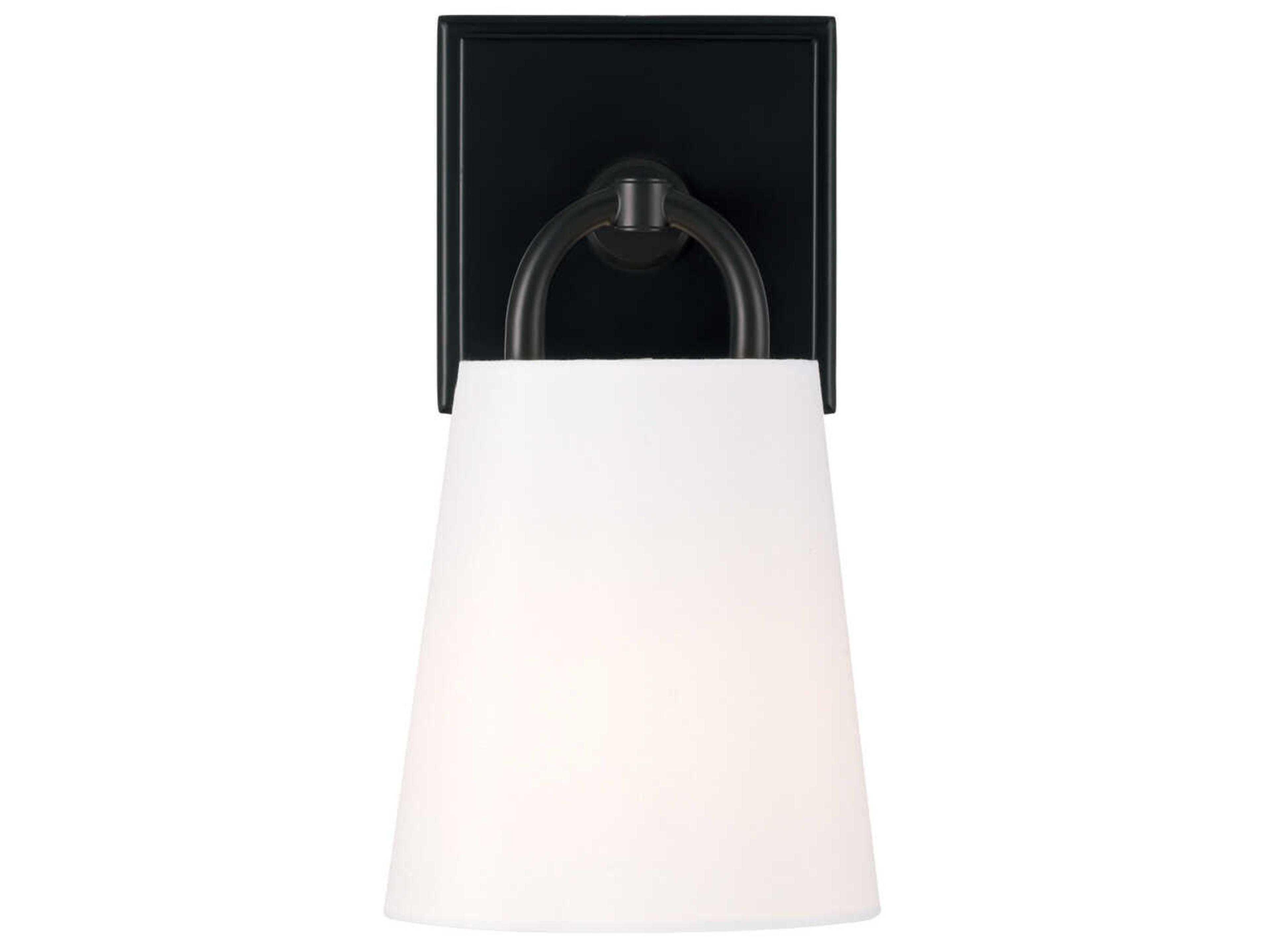 Capital Lighting Brody 1-Light Matte Black Wall Sconce