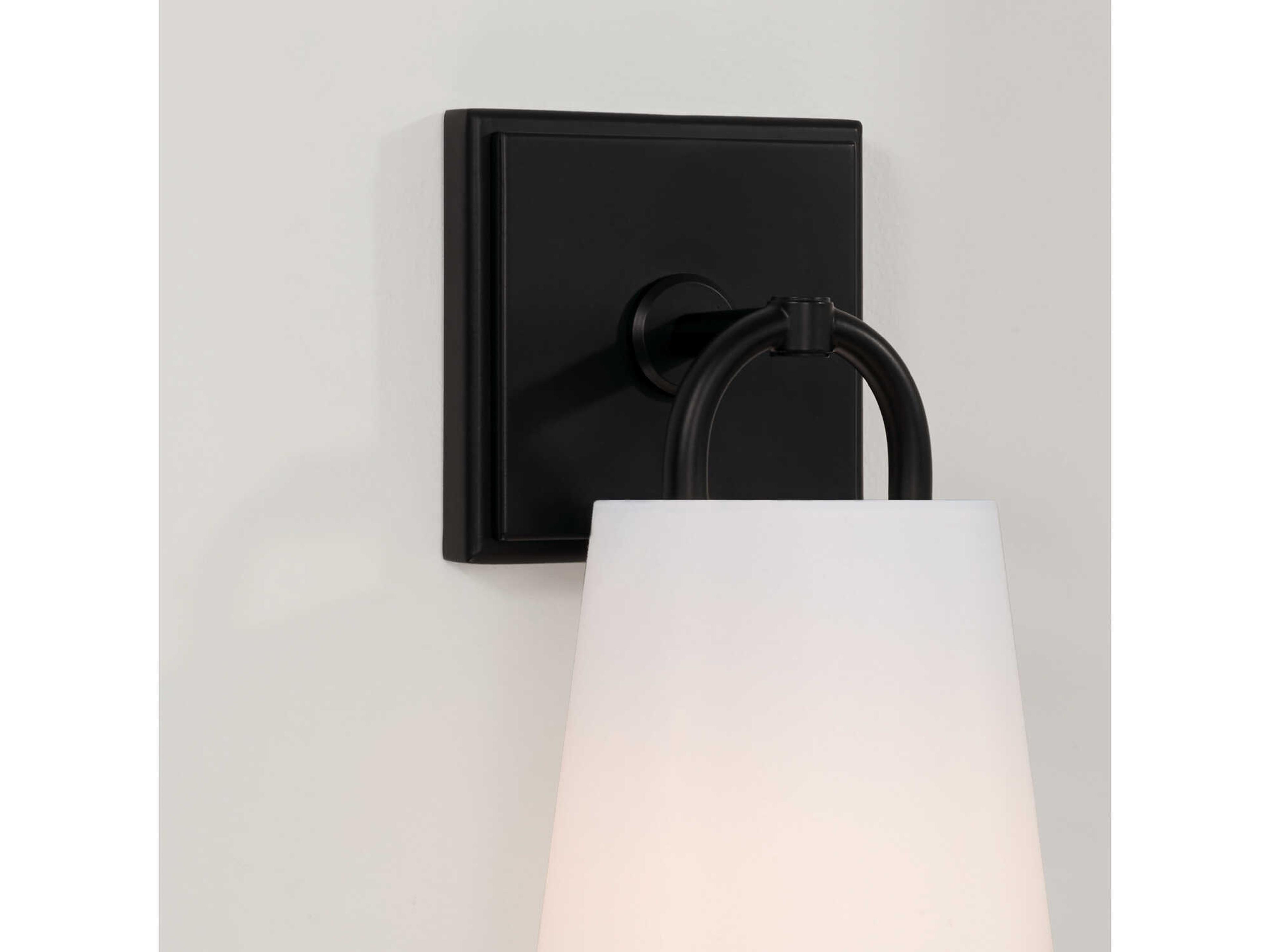 Capital Lighting Brody 1-Light Matte Black Wall Sconce
