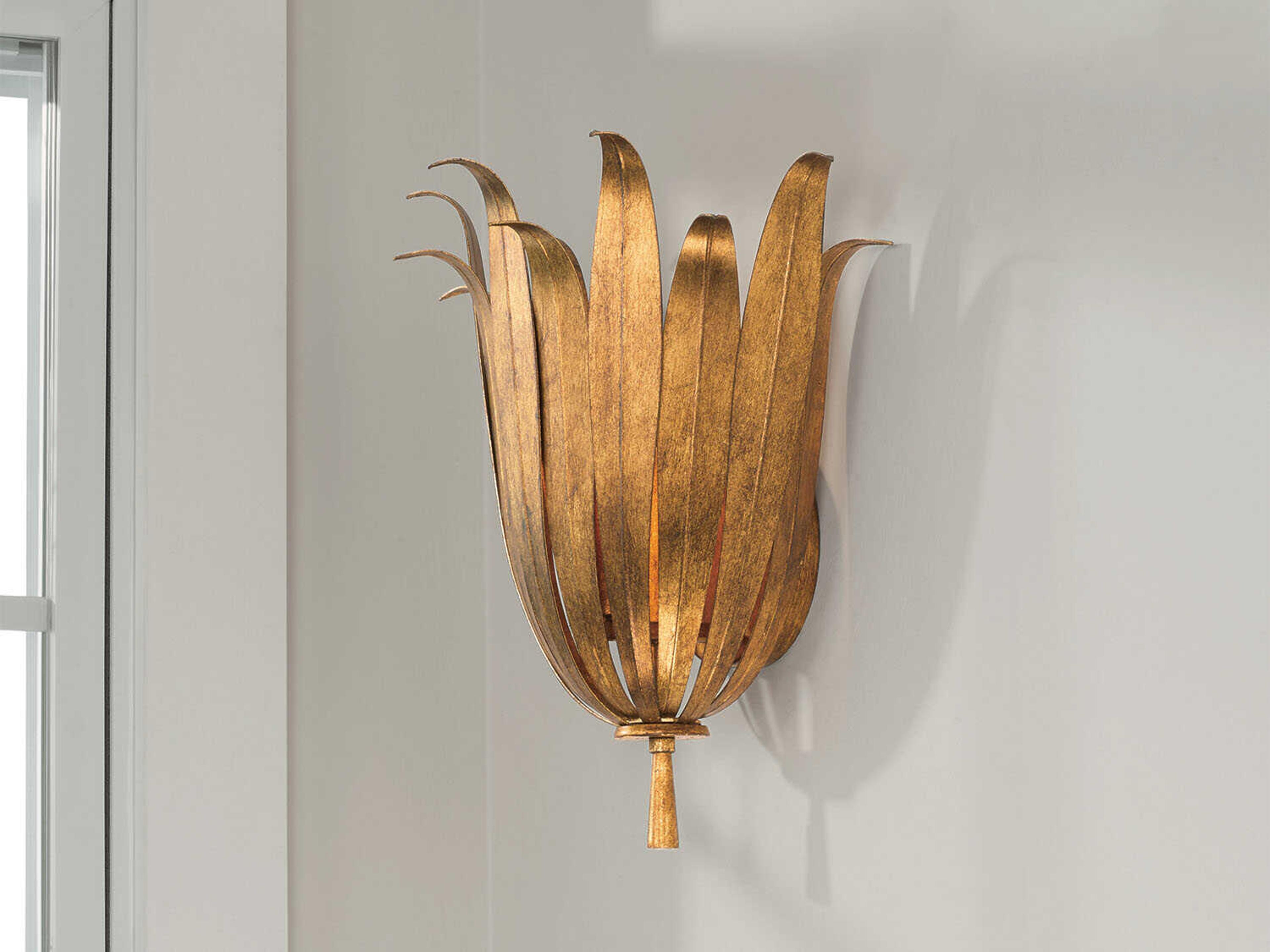 Capital Lighting Eden 1-Light Antique Gold Wall Sconce