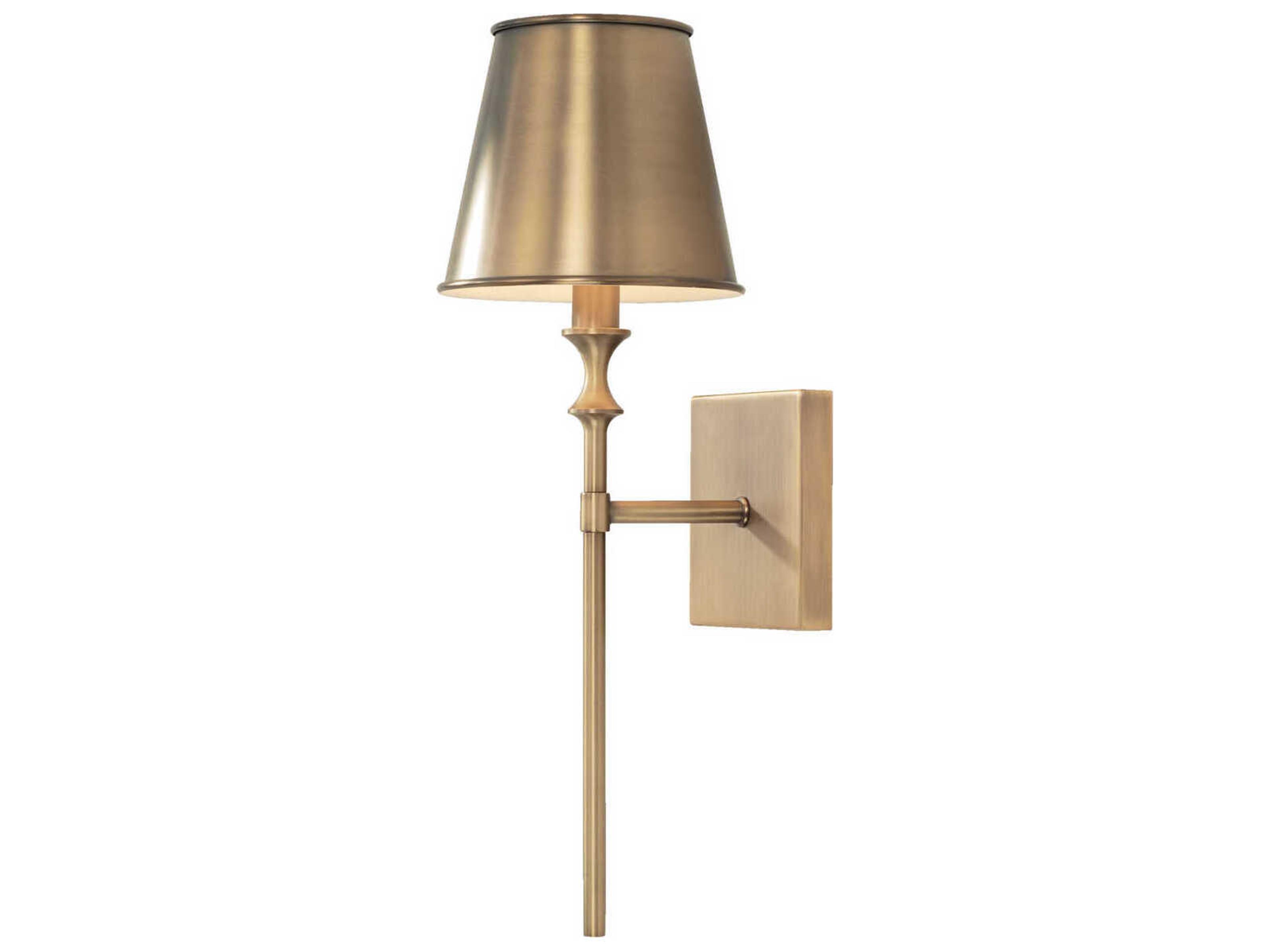Whitney 1-Light Aged Brass Wall Sconce