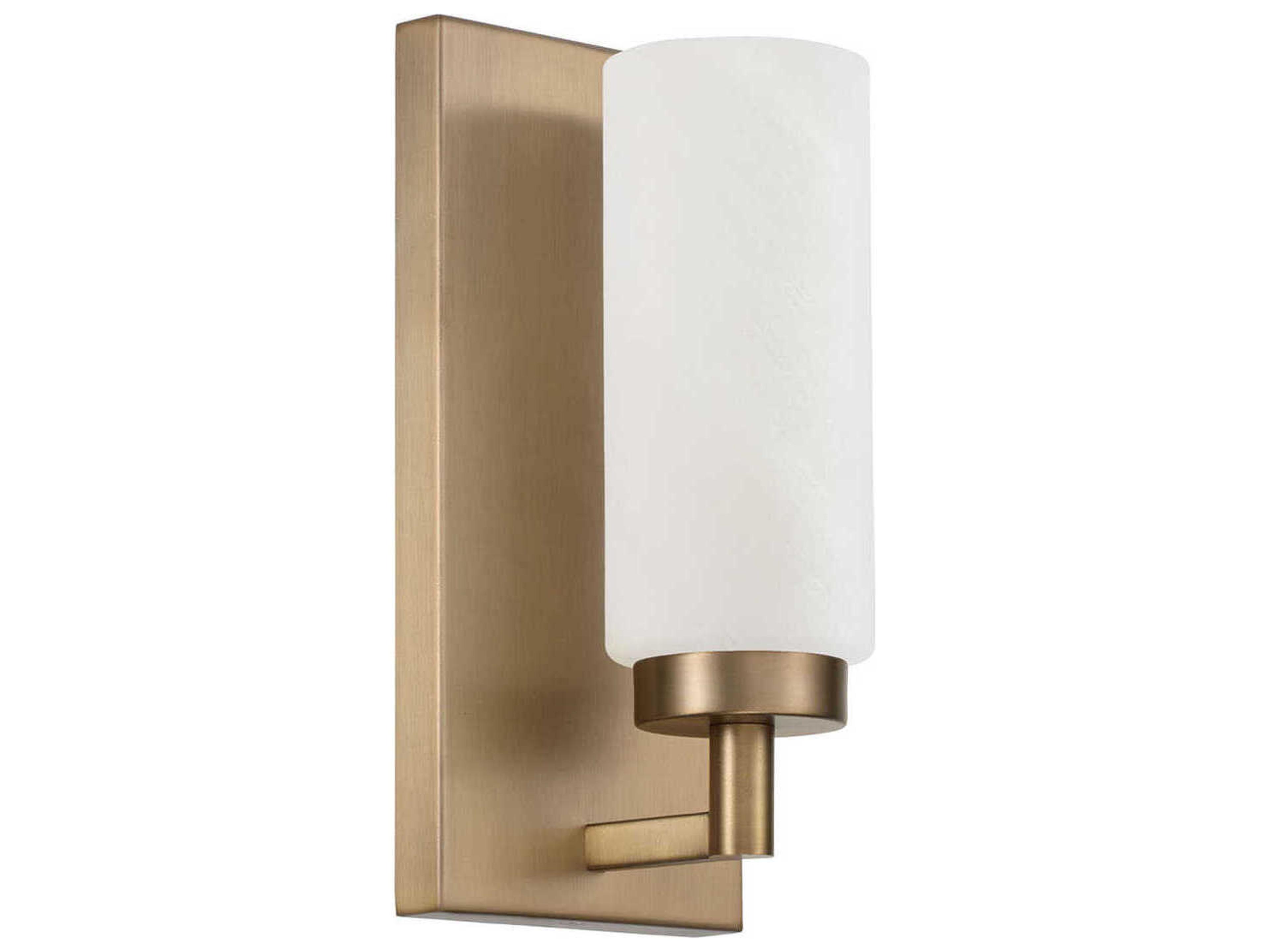 Alyssa 1-Light Aged Brass Wall Sconce