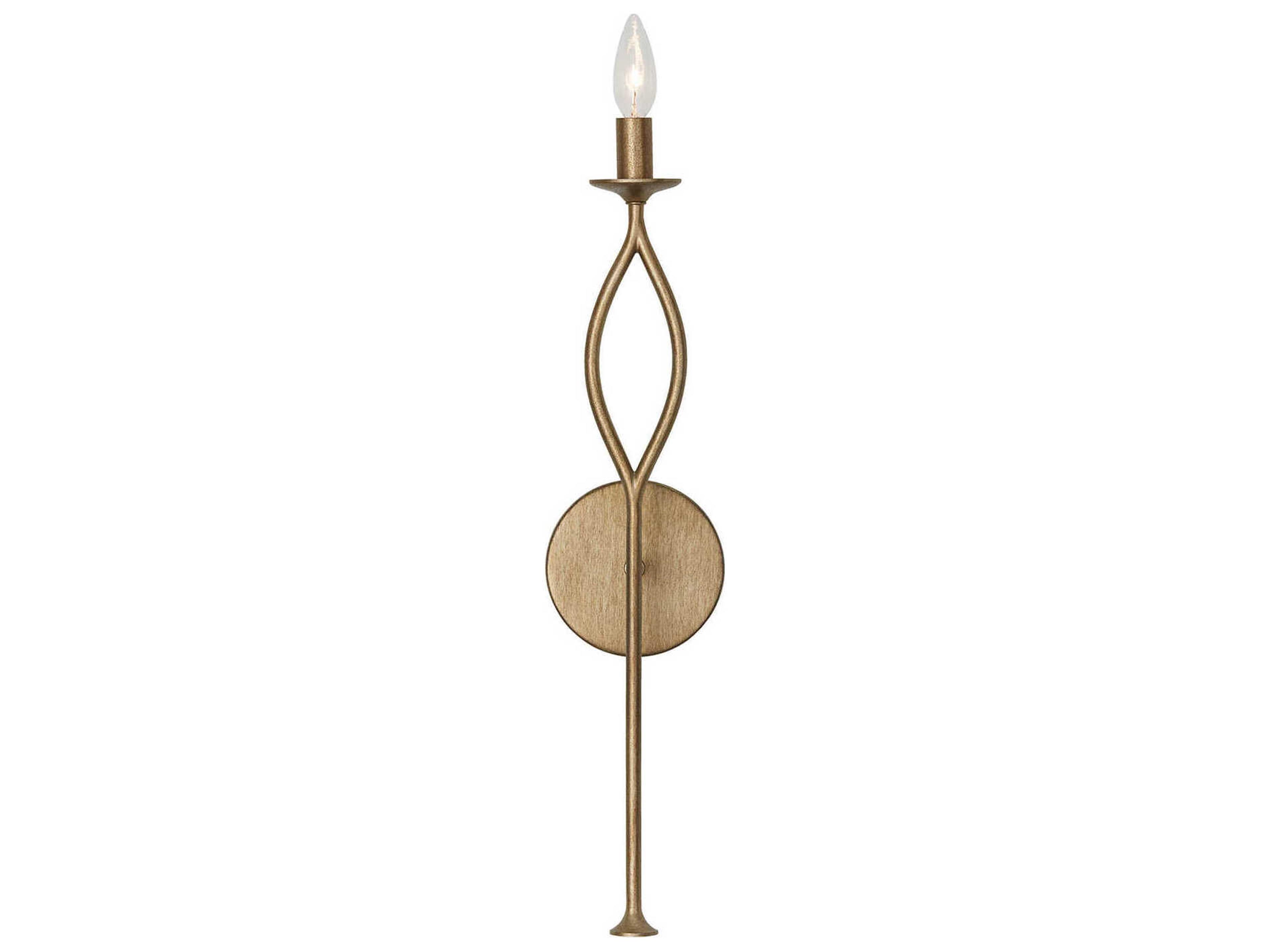 Capital Lighting Cohen 1-Light Mystic Luster Brass Wall Sconce