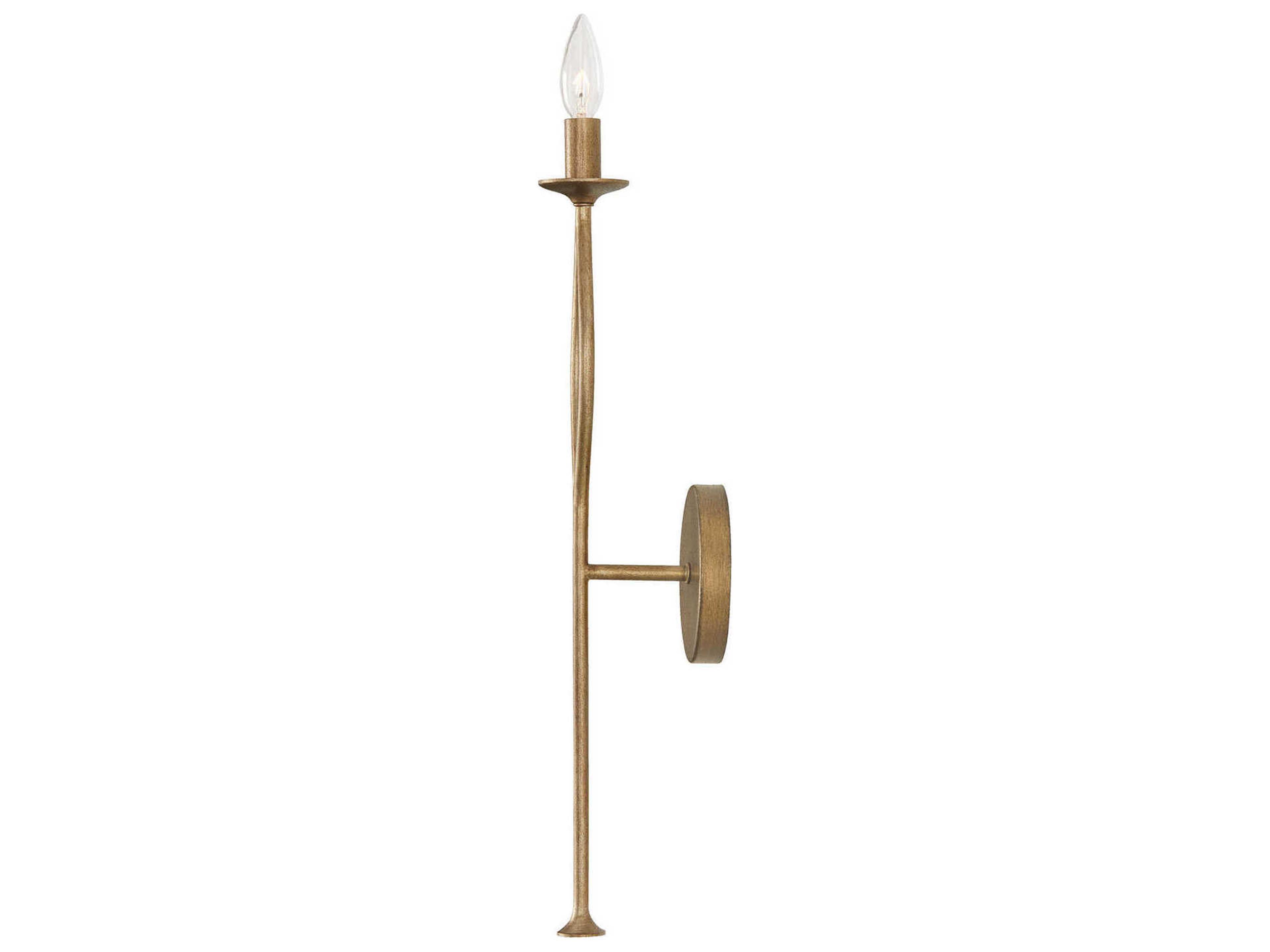 Capital Lighting Cohen 1-Light Mystic Luster Brass Wall Sconce