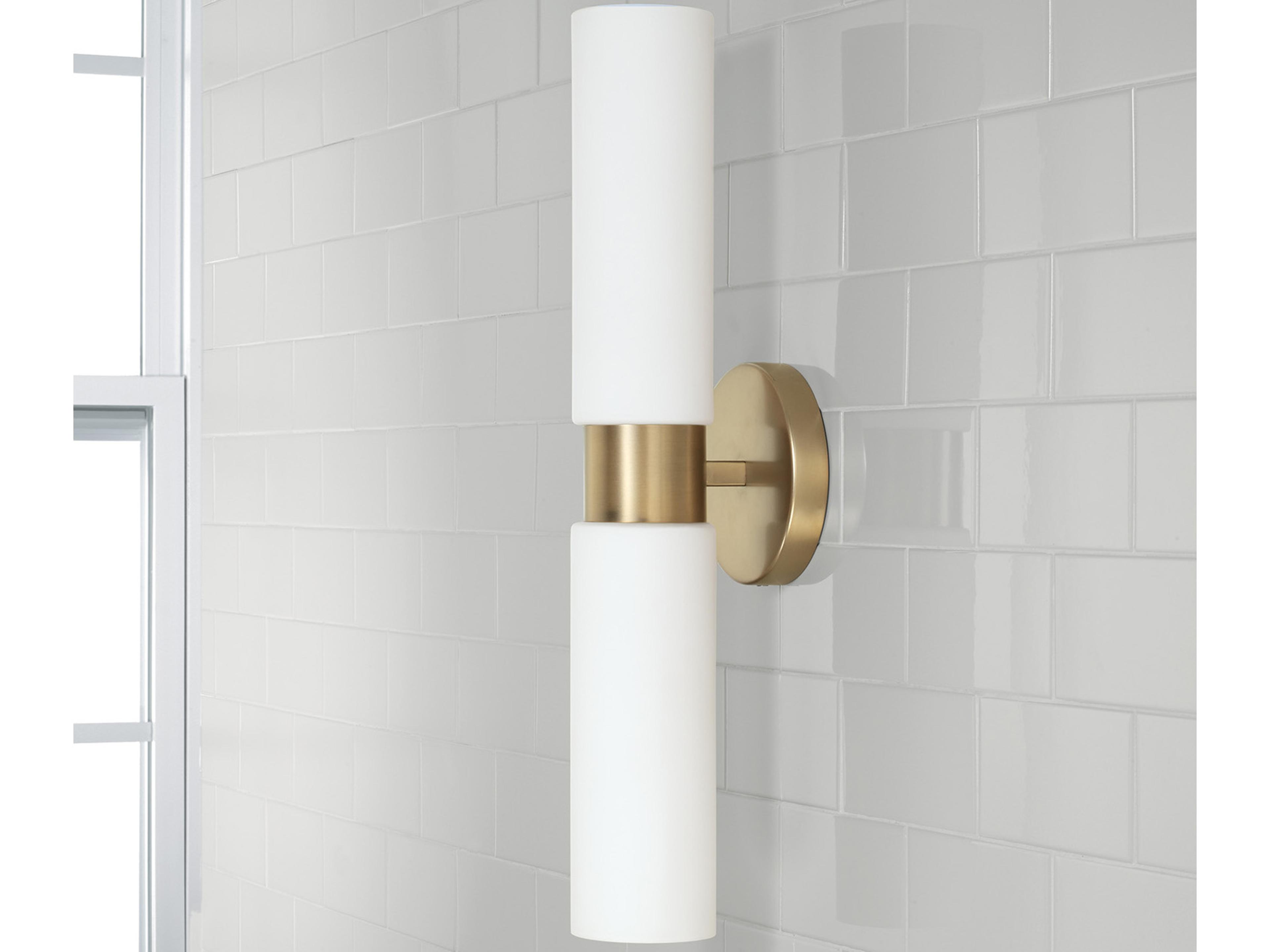 Capital Lighting Theo 2-Light Aged Brass Wall Sconce