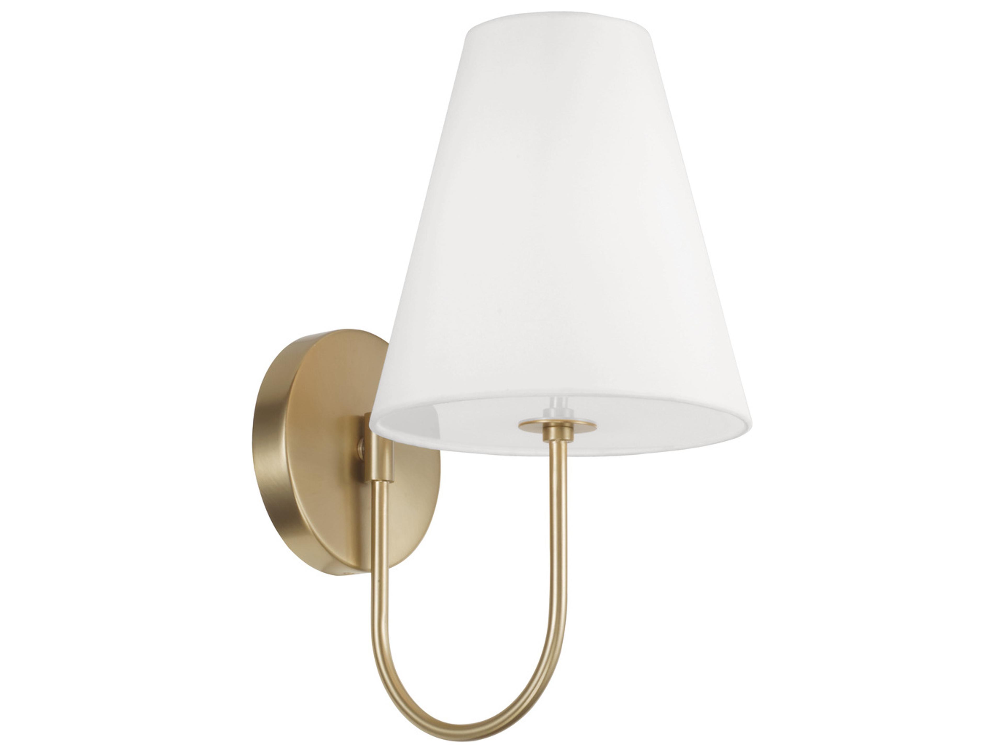 Julia 1-Light Matte Brass Wall Sconce