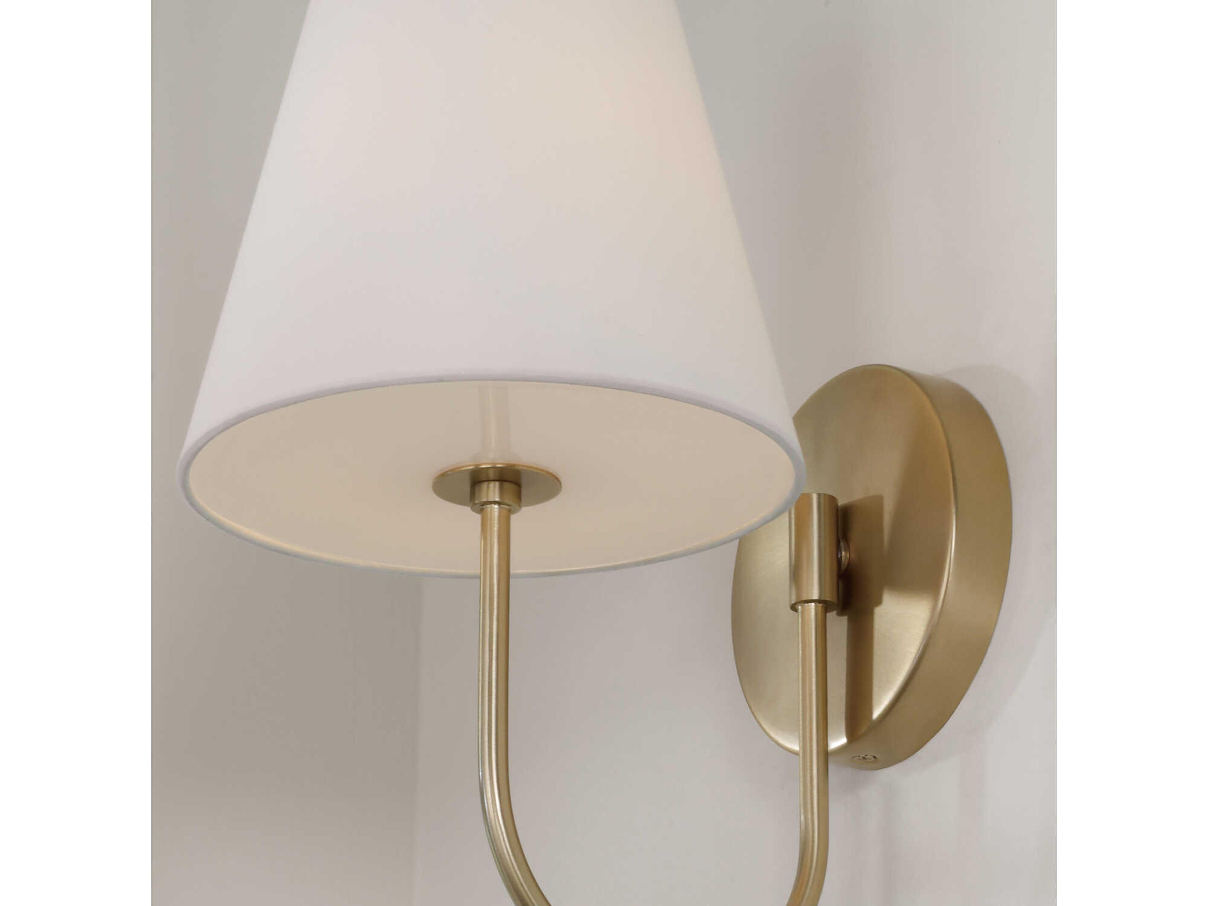Capital Lighting Julia 1-Light Matte Brass Wall Sconce