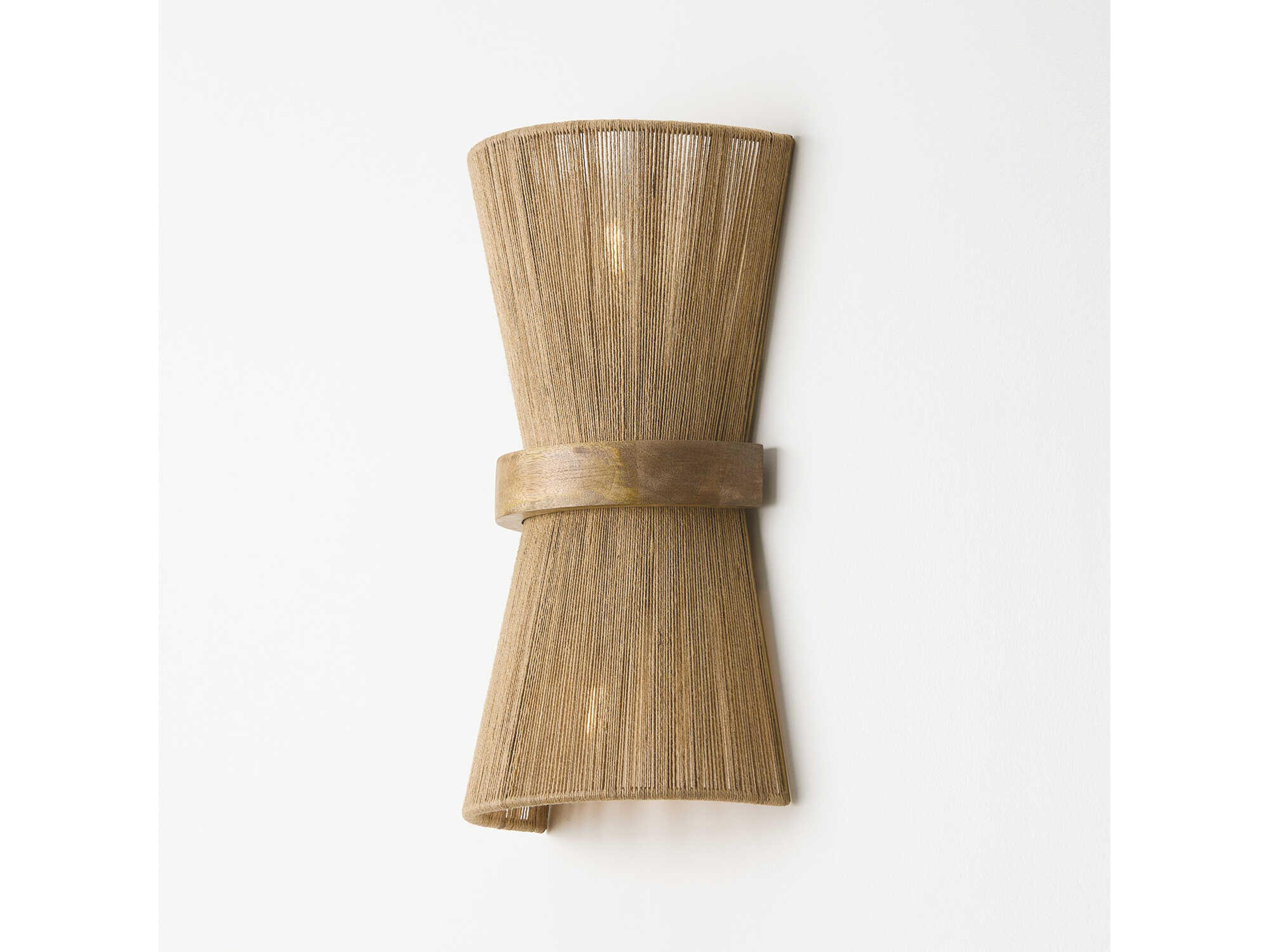 Capital Lighting Maya 2-Light Matte Brass Brown Wall Sconce