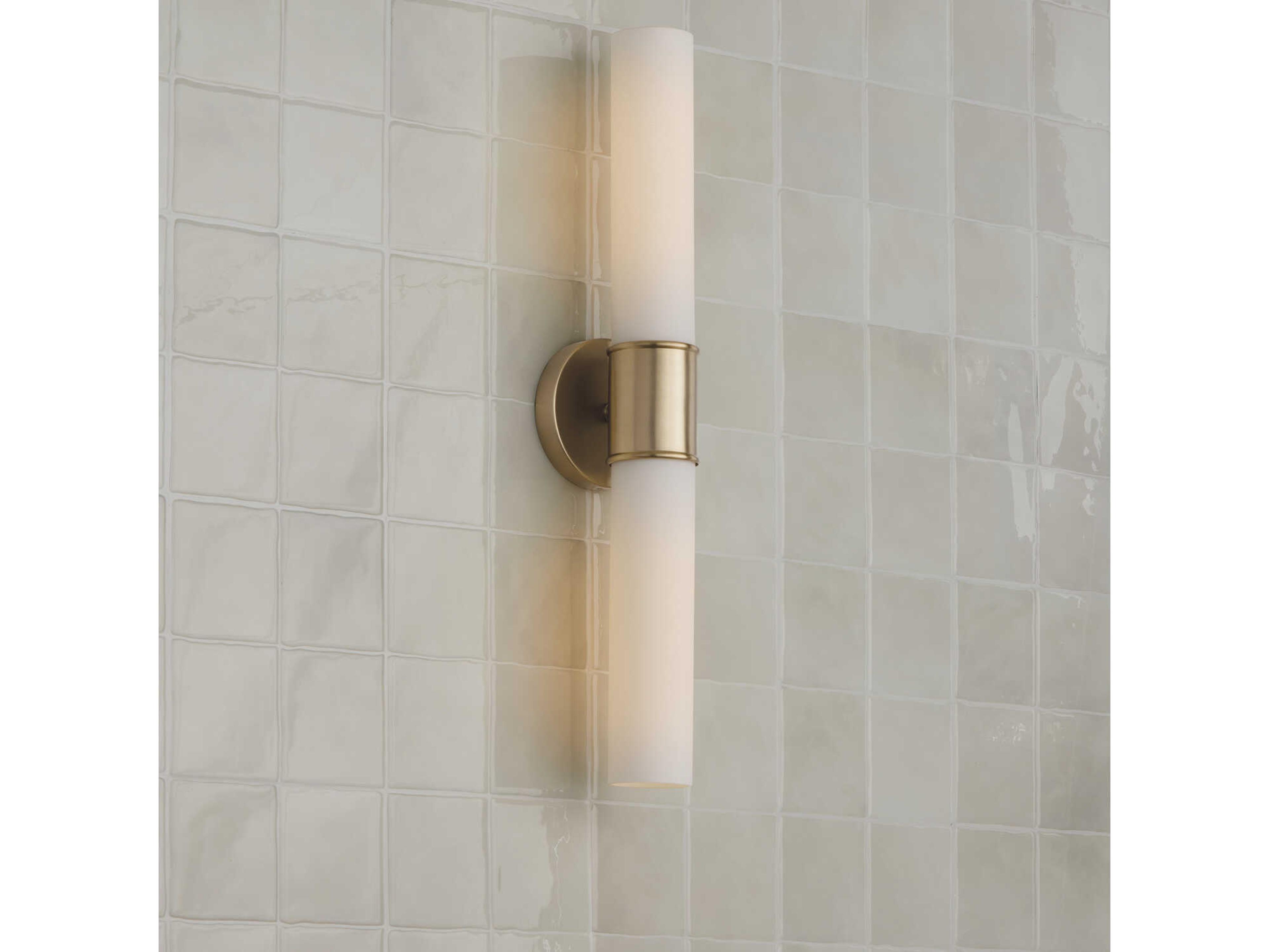 Capital Lighting Parson 2-Light Matte Brass Wall Sconce