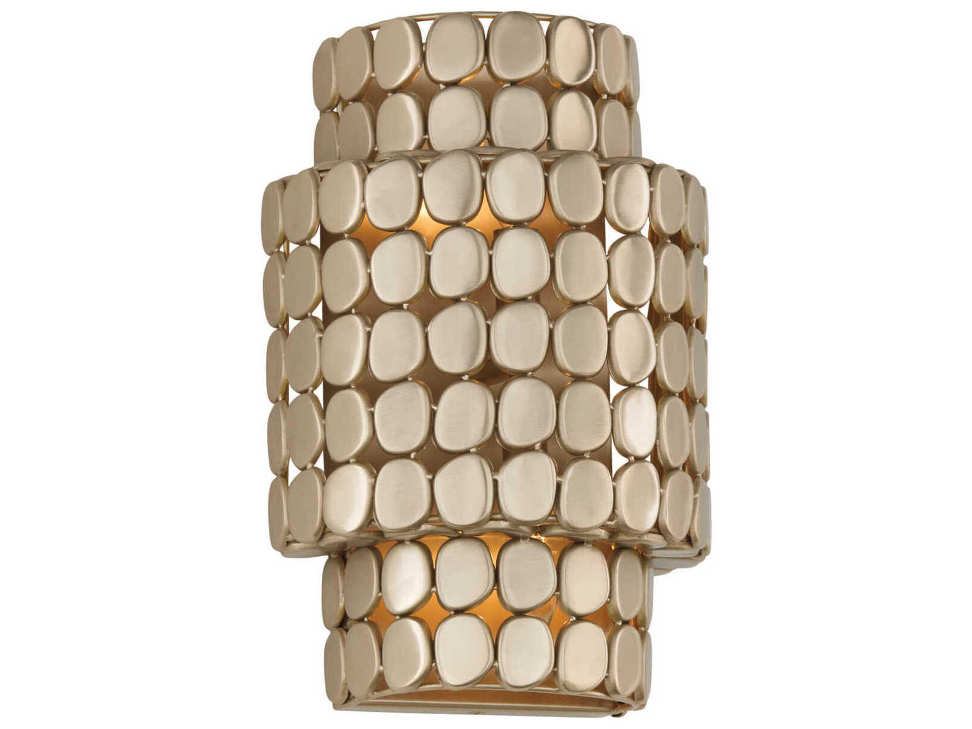 Eliana 2-Light Champagne Brass Wall Sconce