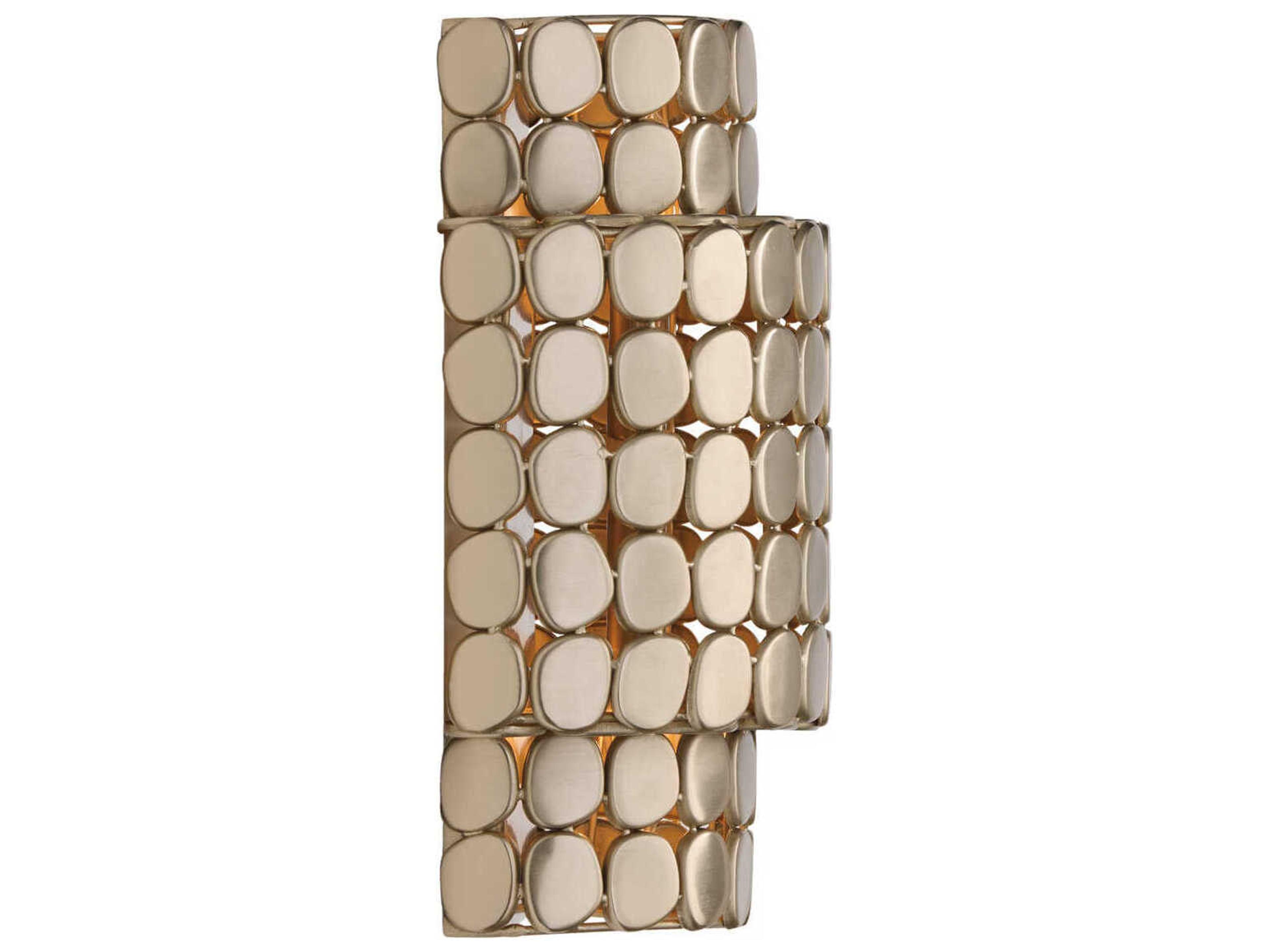 Capital Lighting Eliana 2-Light Champagne Brass Wall Sconce