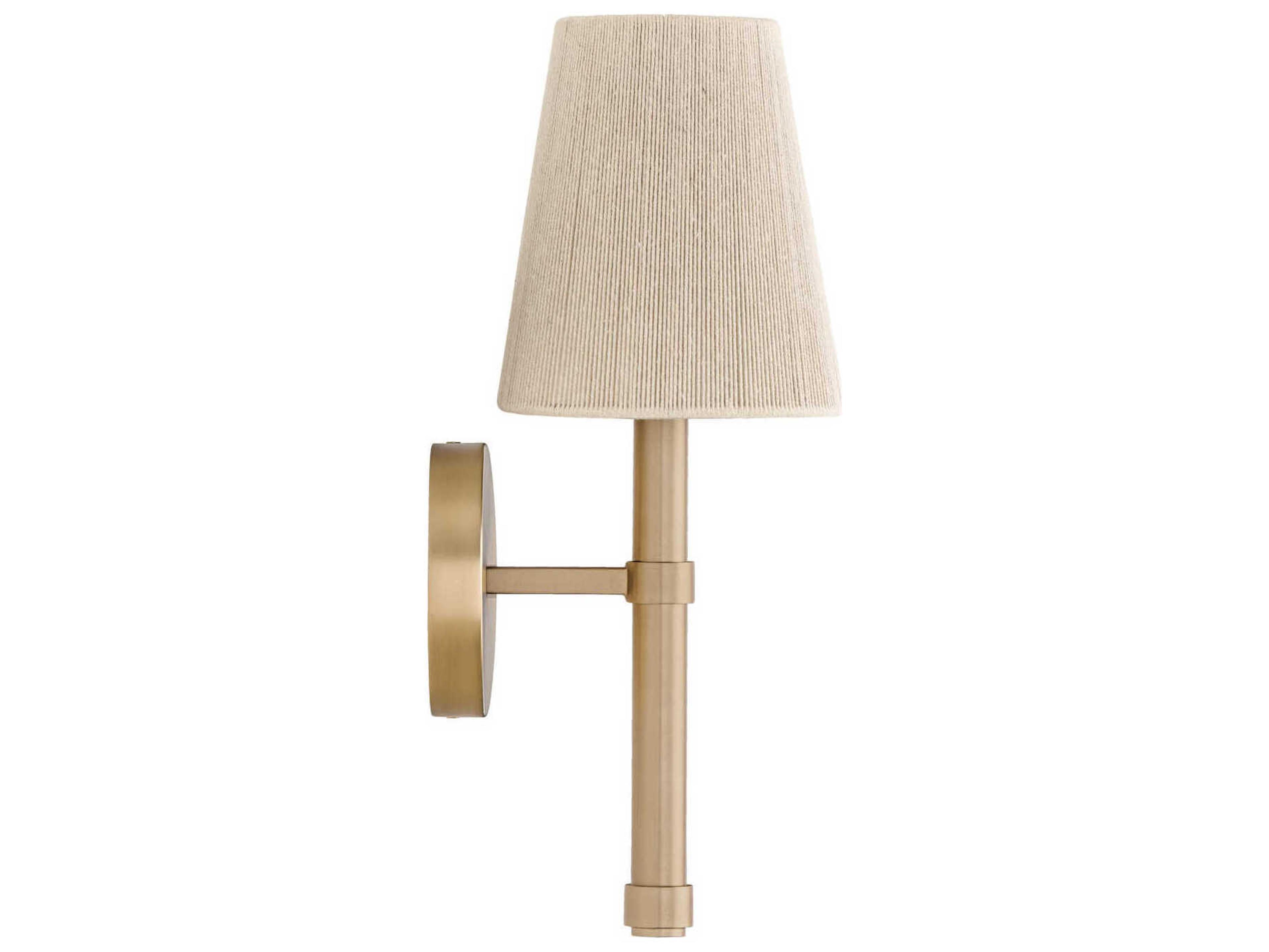 Capital Lighting Mira 1-Light Matte Brass Wall Sconce