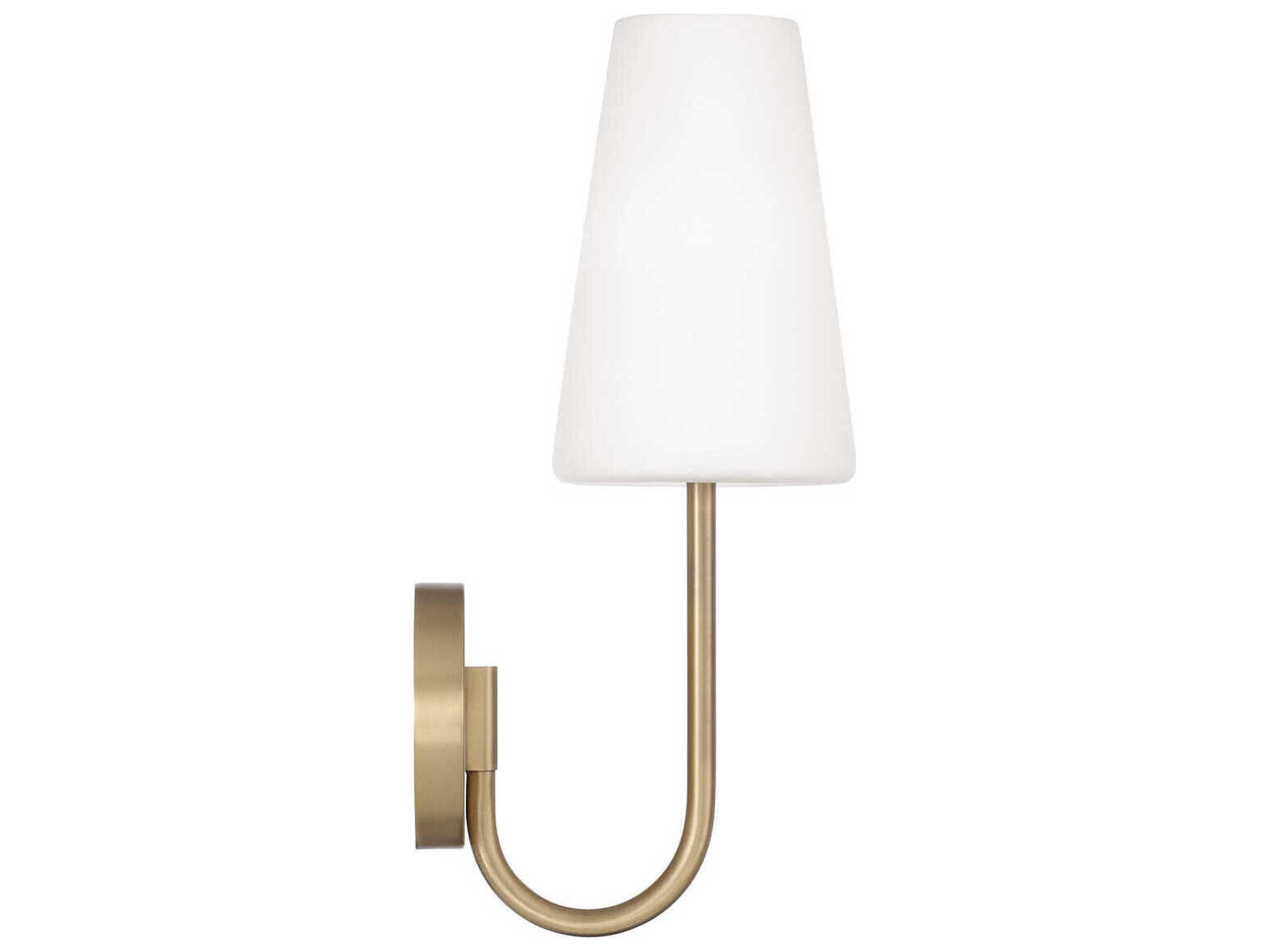 Capital Lighting Averitt 1-Light Aged Brass Wall Sconce