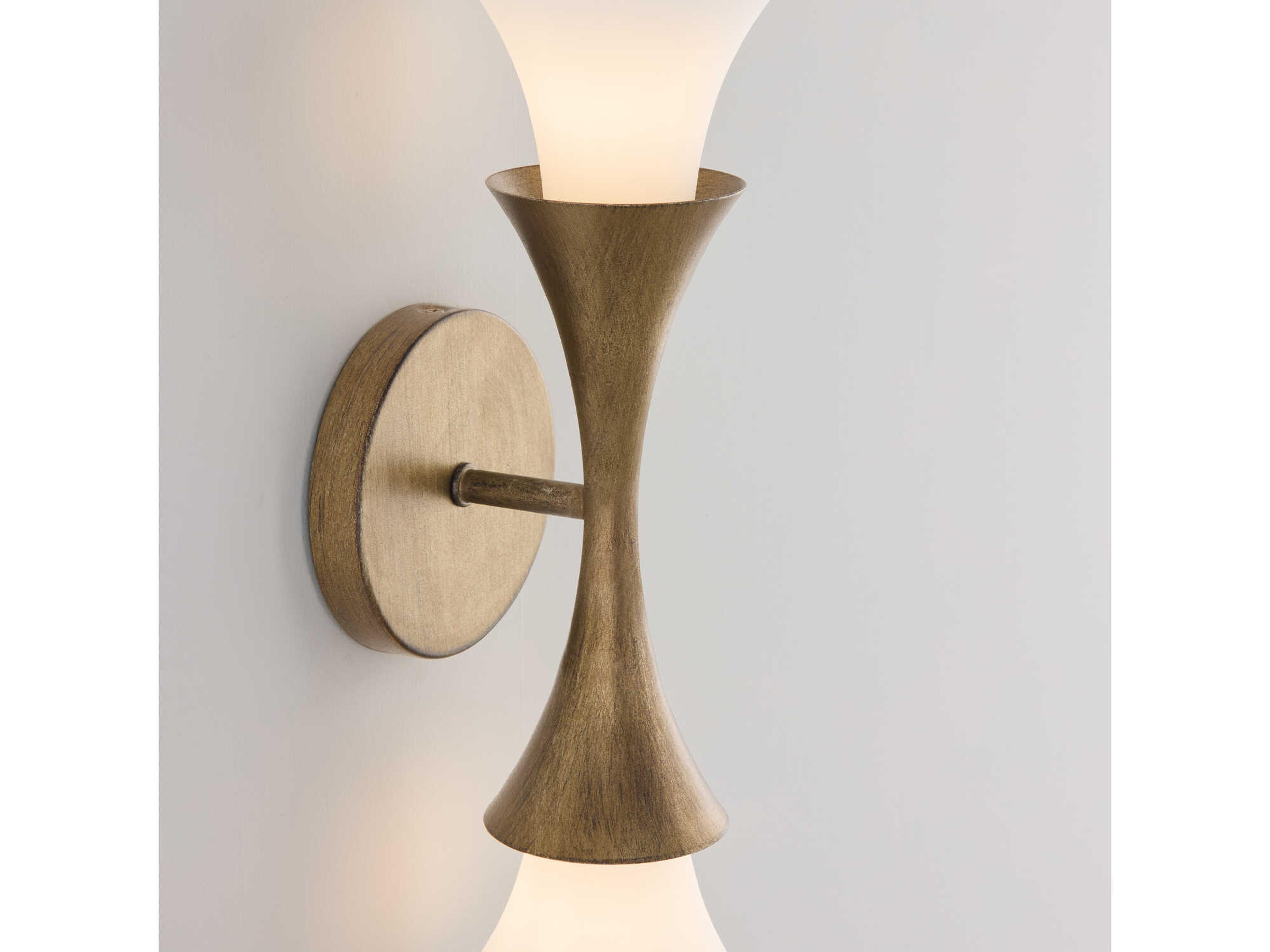 Capital Lighting Nola 2-Light Mystic Luster Brass Wall Sconce