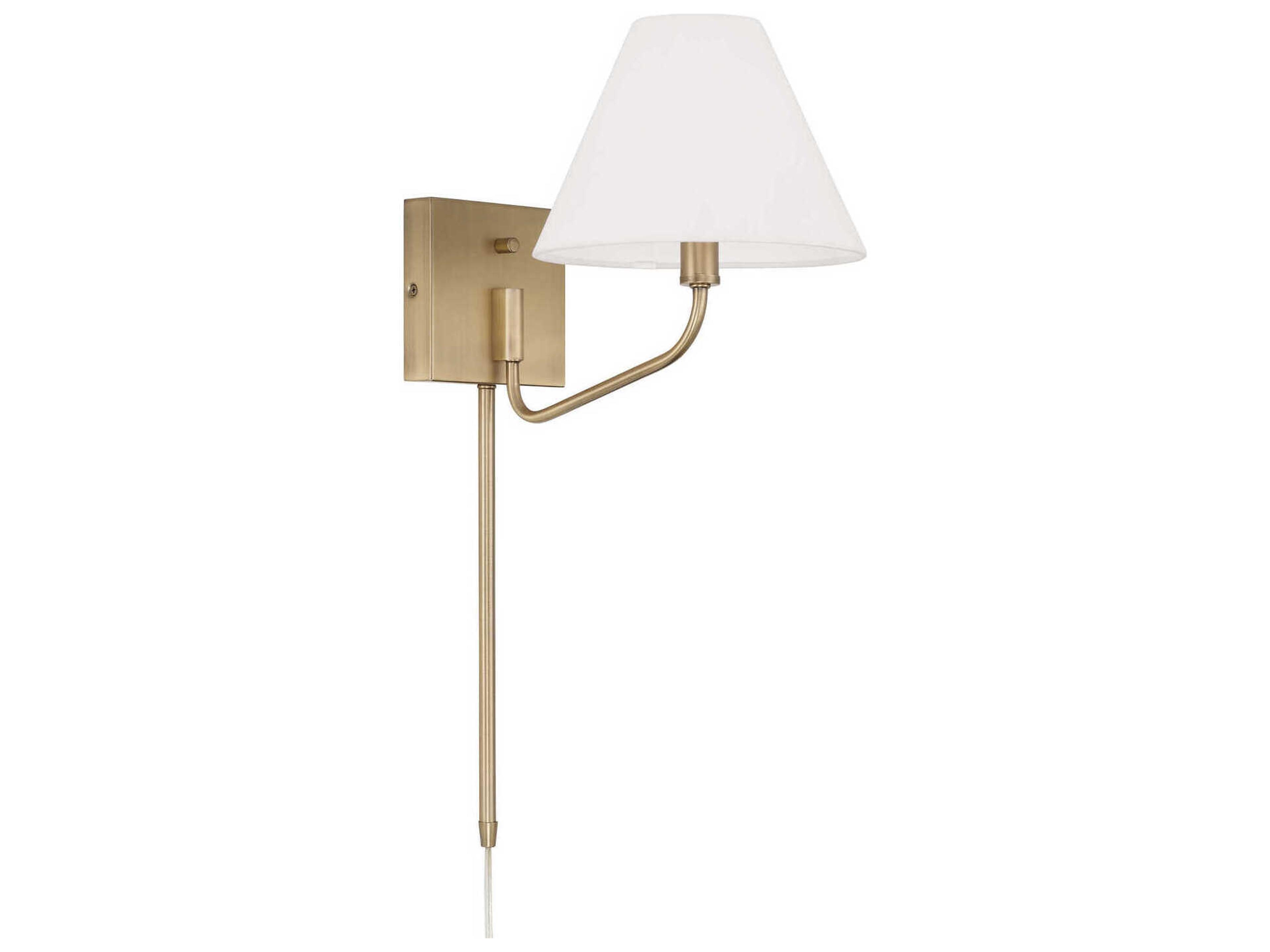 Chadwick 1-Light Aged Brass Wall Sconce