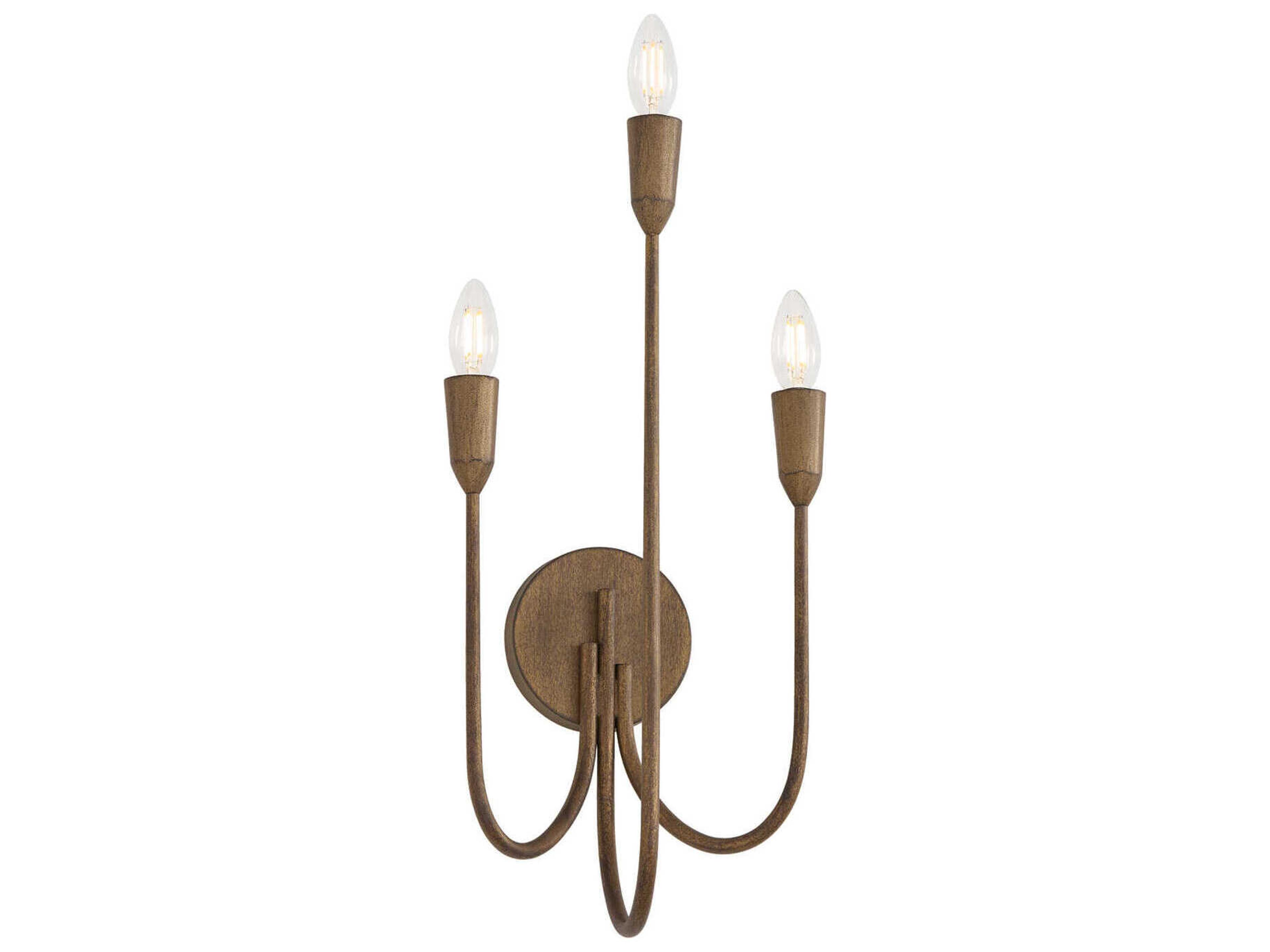 Marley 3-Light Mystic Bronze Wall Sconce