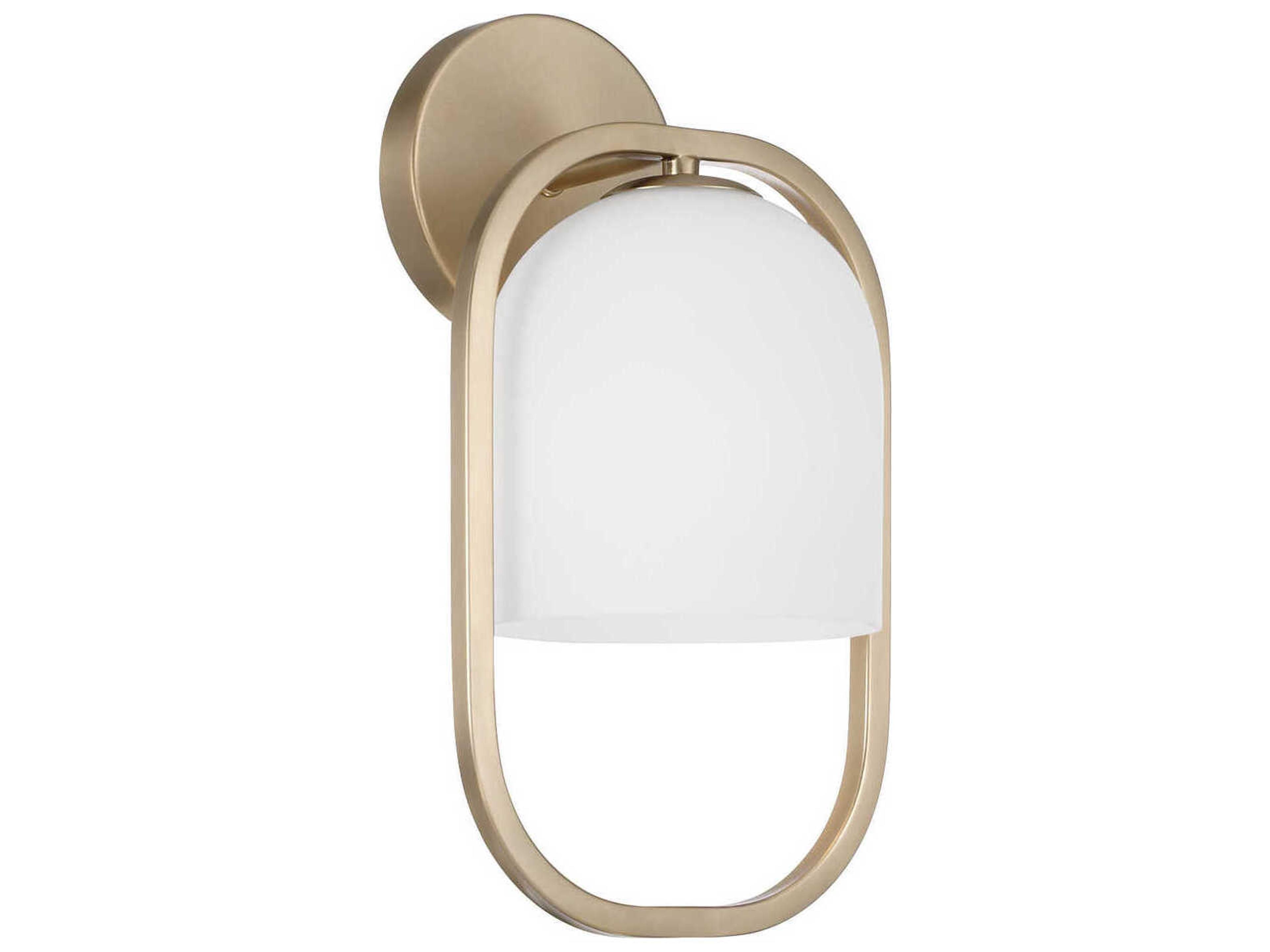 Zeek 1-Light Matte Brass Wall Sconce