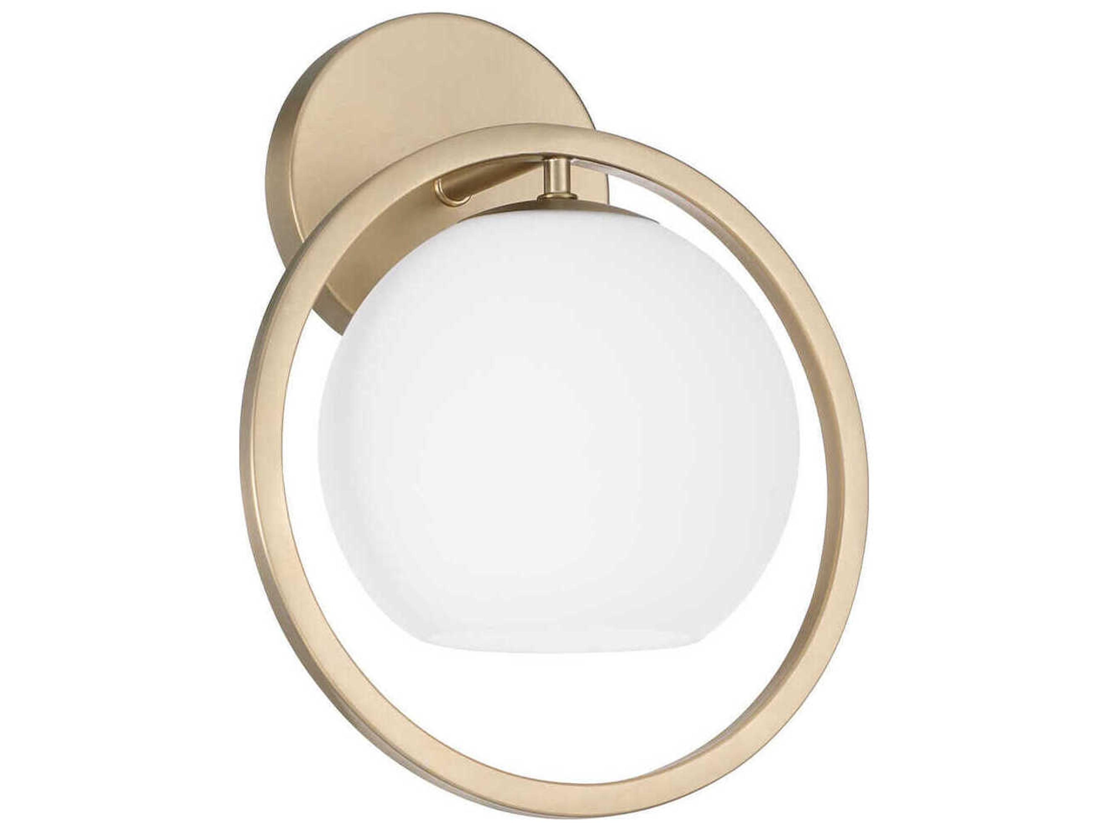 Zeek 1-Light Matte Brass Wall Sconce