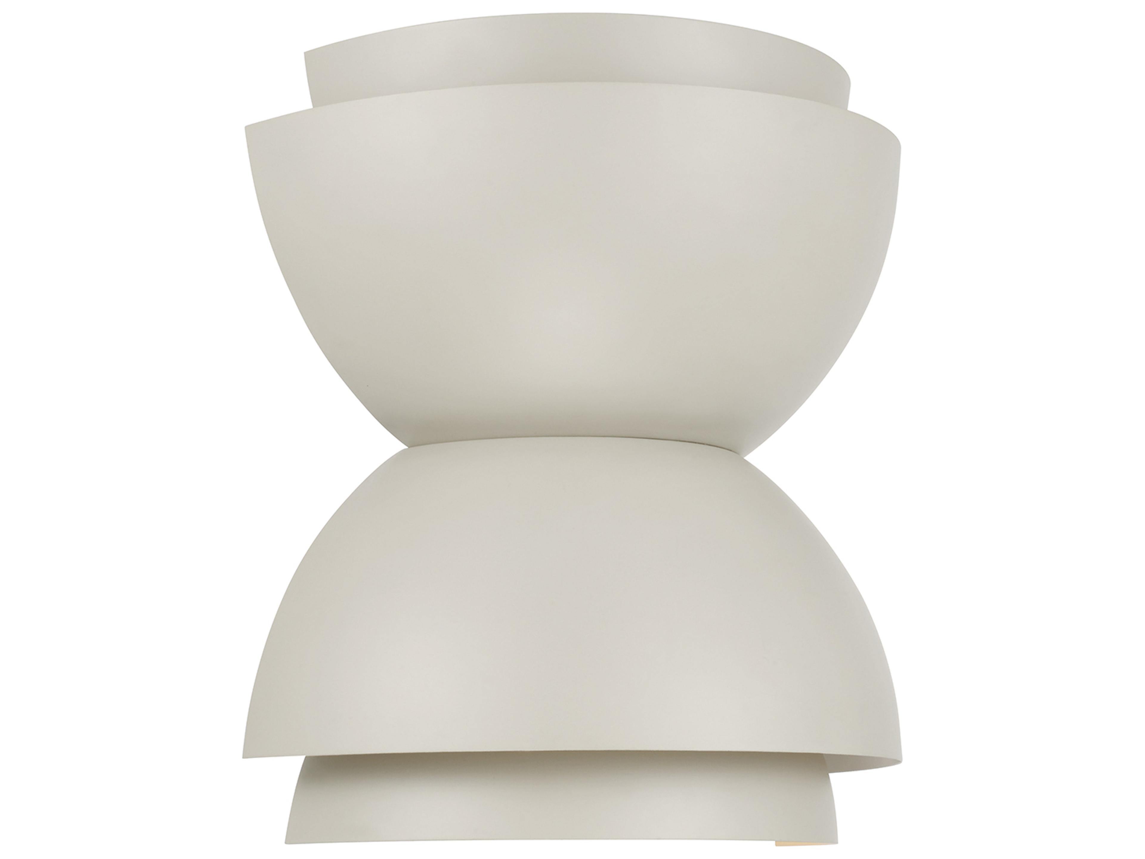 Jensen 2-light Taupe White Wall Sconce