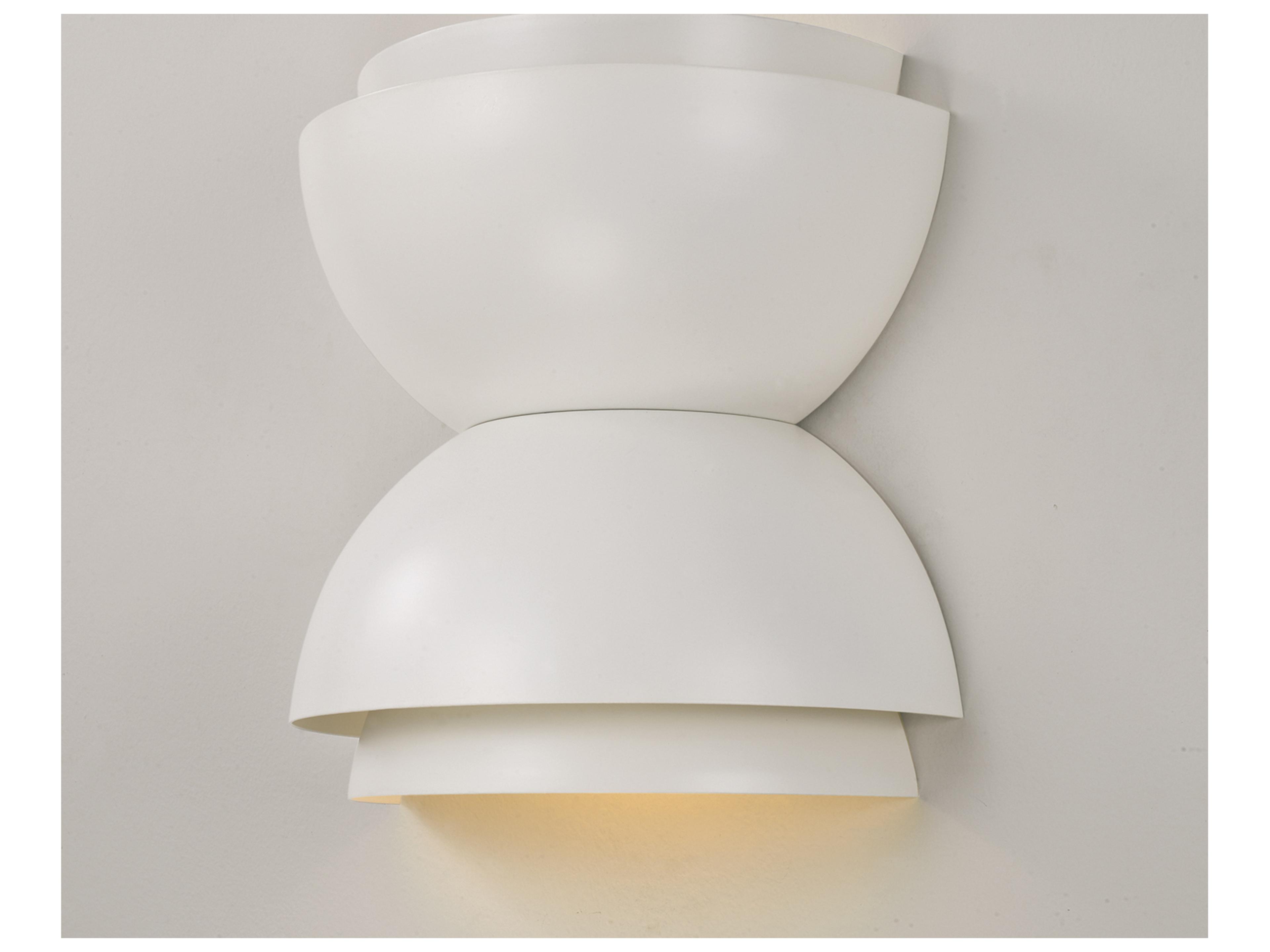 Capital Lighting Jensen 2-light Matte White Wall Sconce