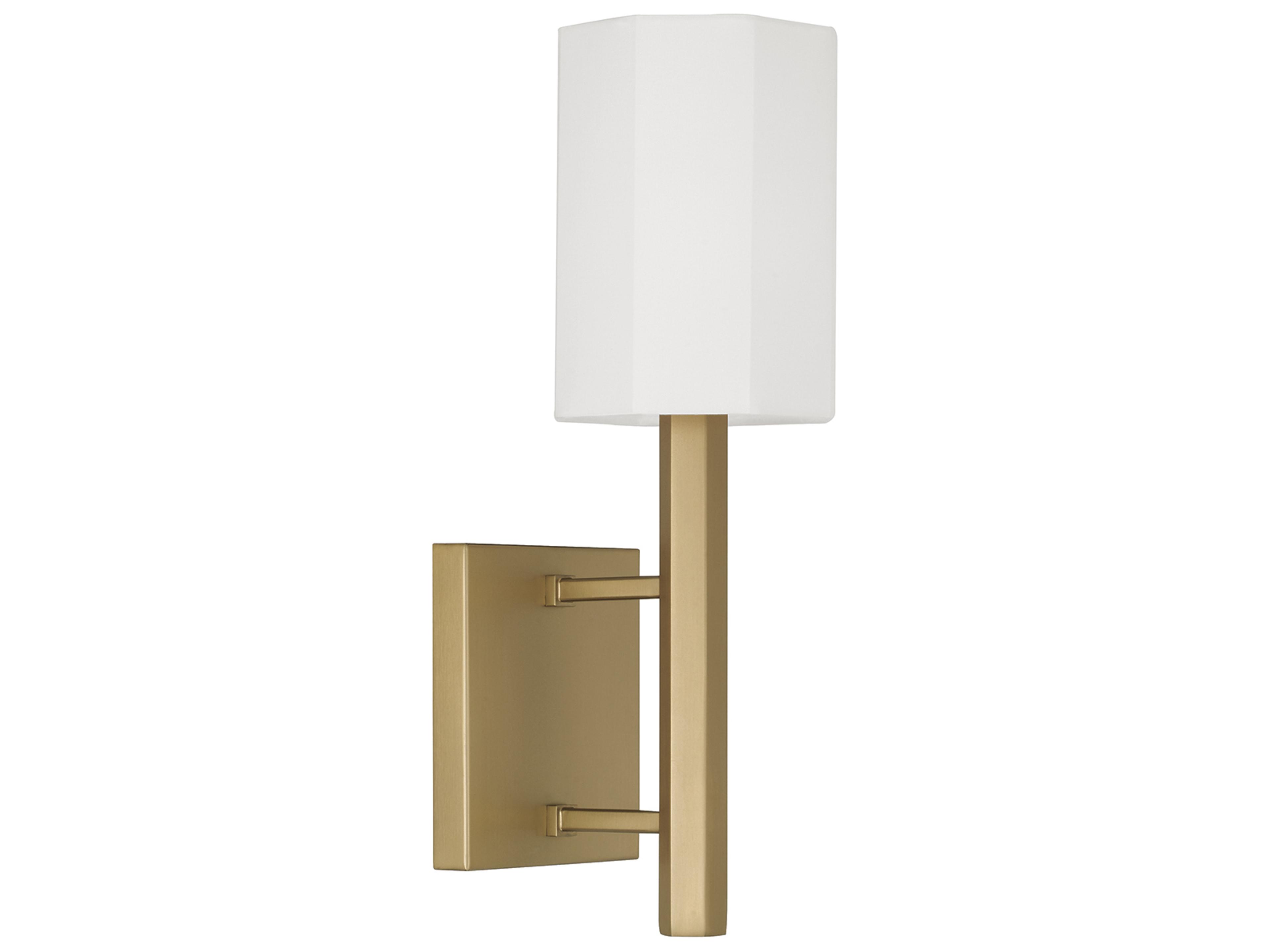 Adrian 1-light Aged Brass Wall Sconce