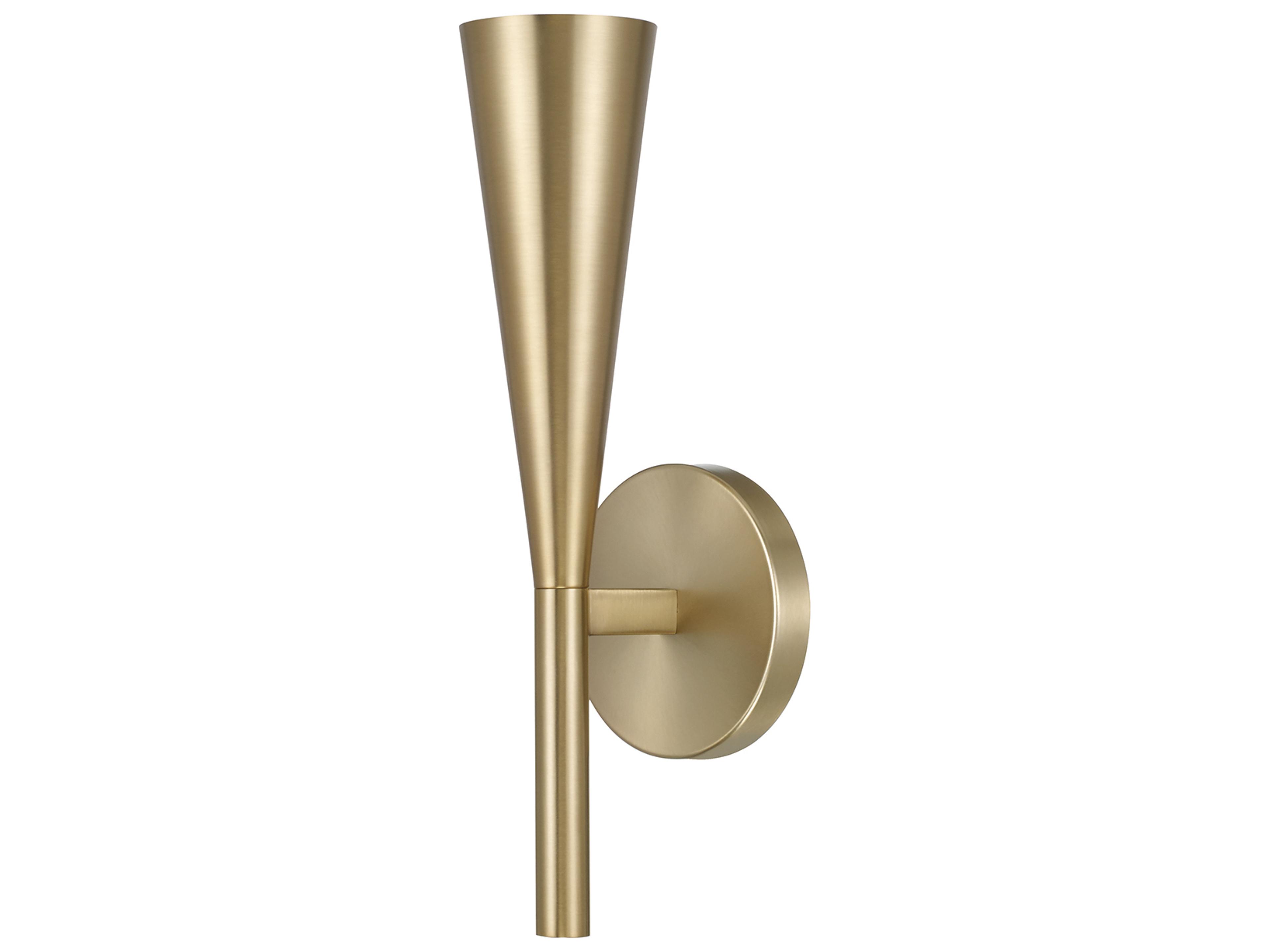 Levi 1-light Matte Brass Wall Sconce