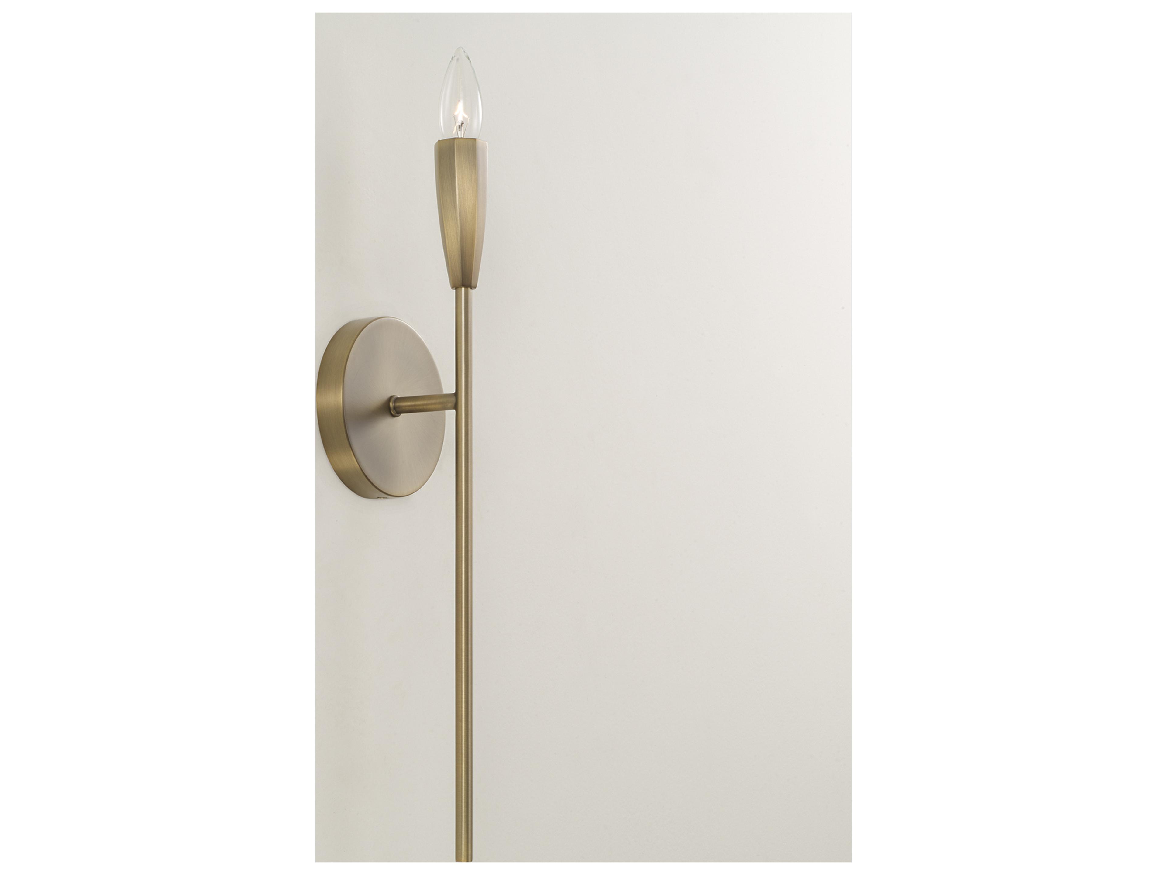 Capital Lighting Palmer 1-light Antiqued Brass Wall Sconce
