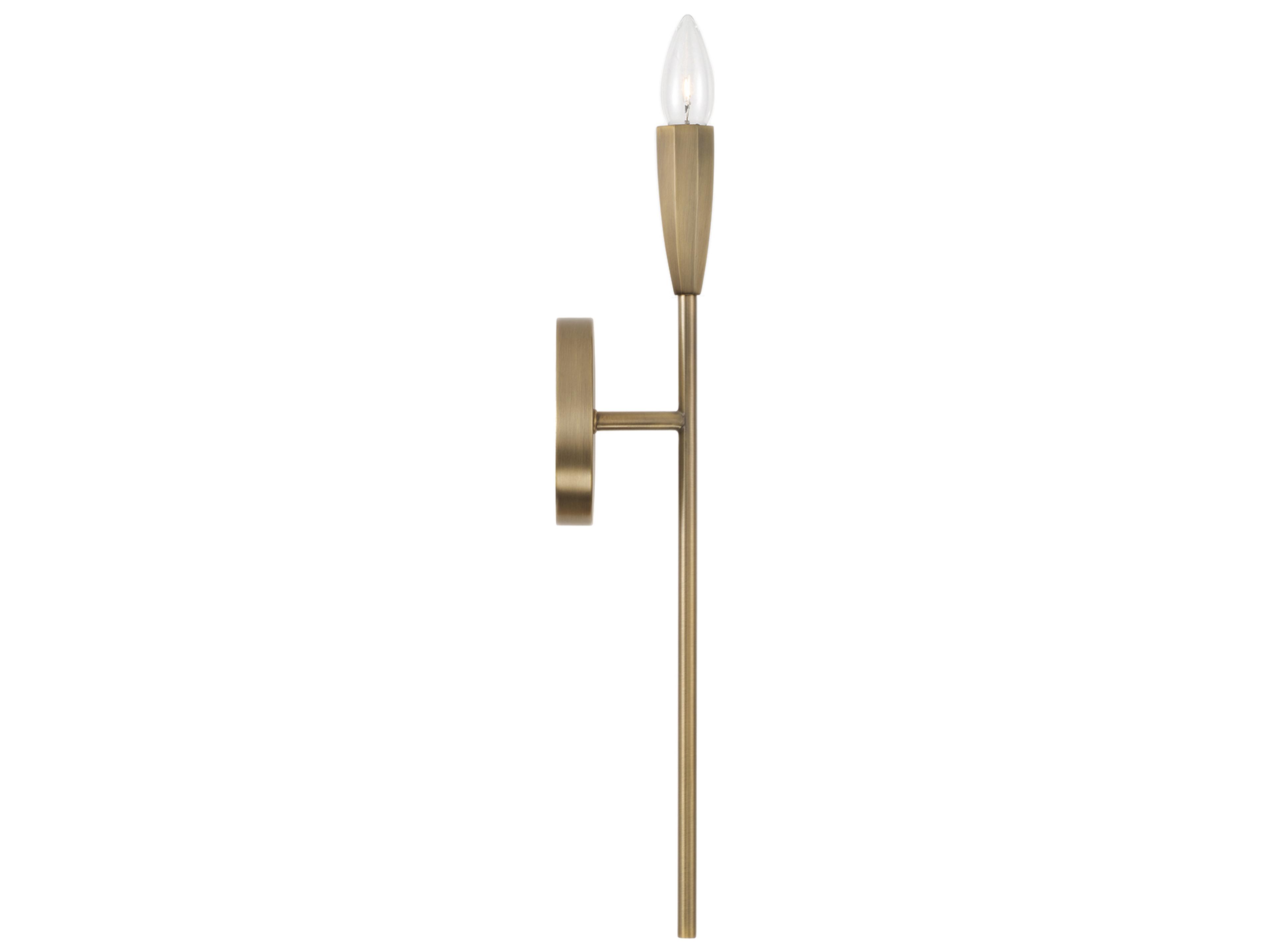 Capital Lighting Palmer 1-light Antiqued Brass Wall Sconce
