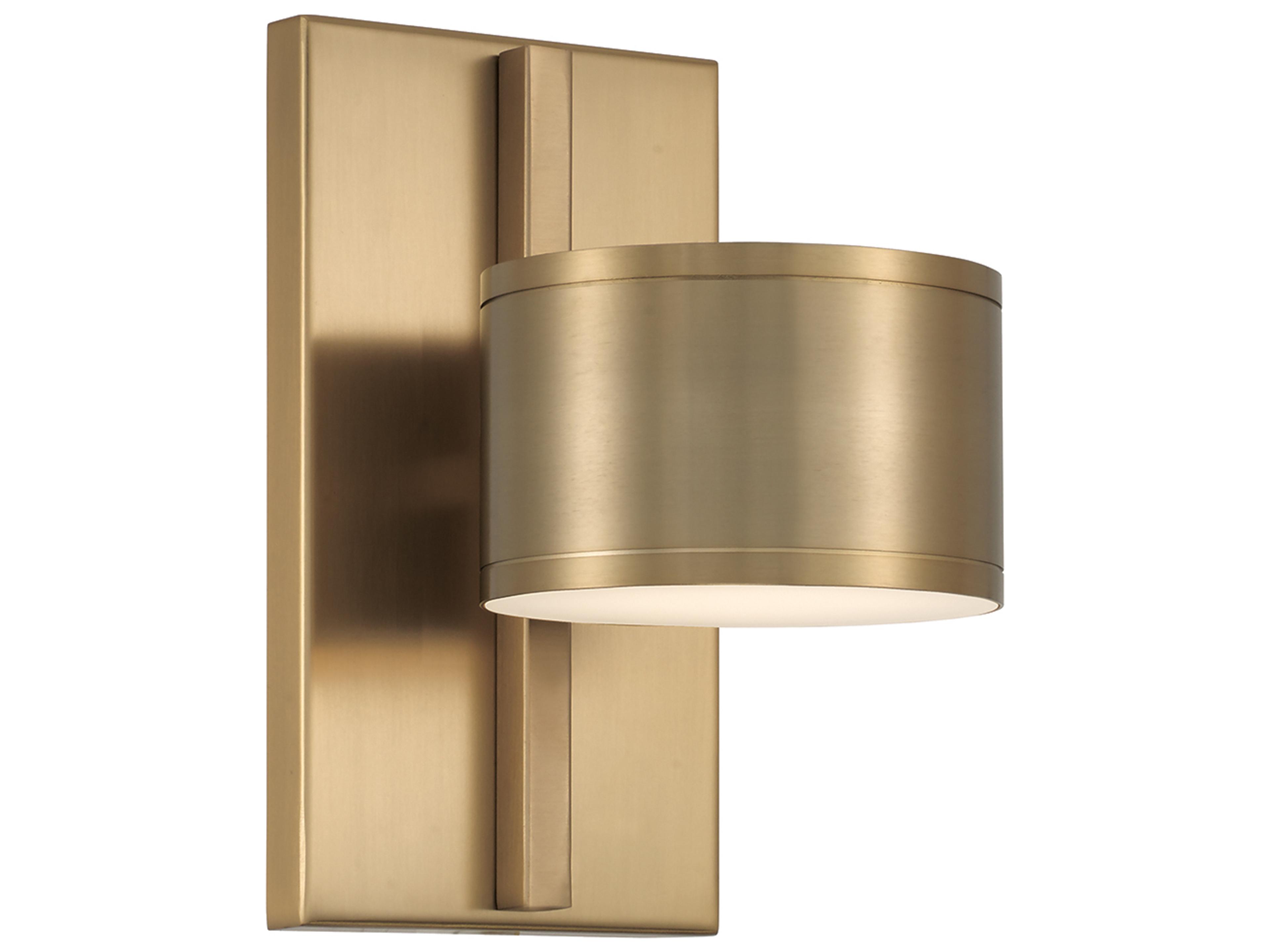Henley 2-light Aged Brass Wall Sconce