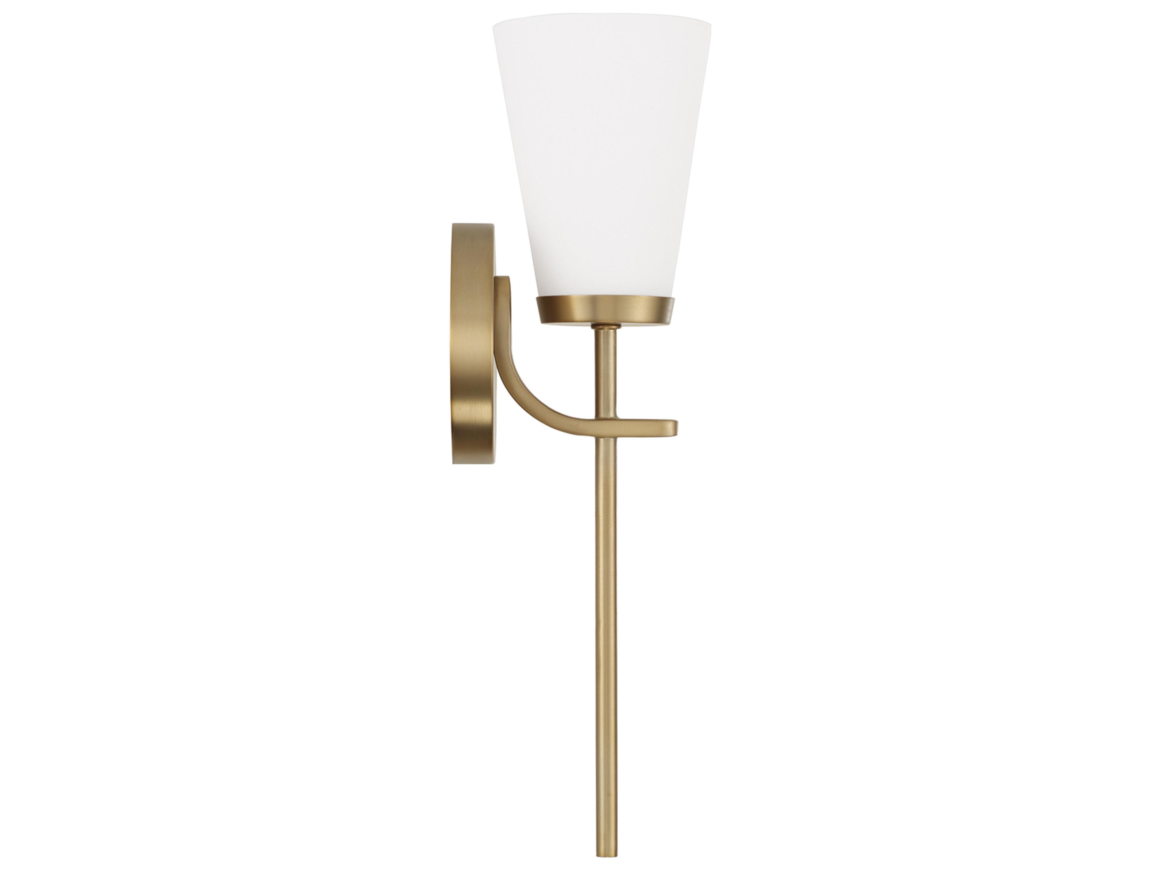 Drake 1-light Aged Brass Wall Sconce
