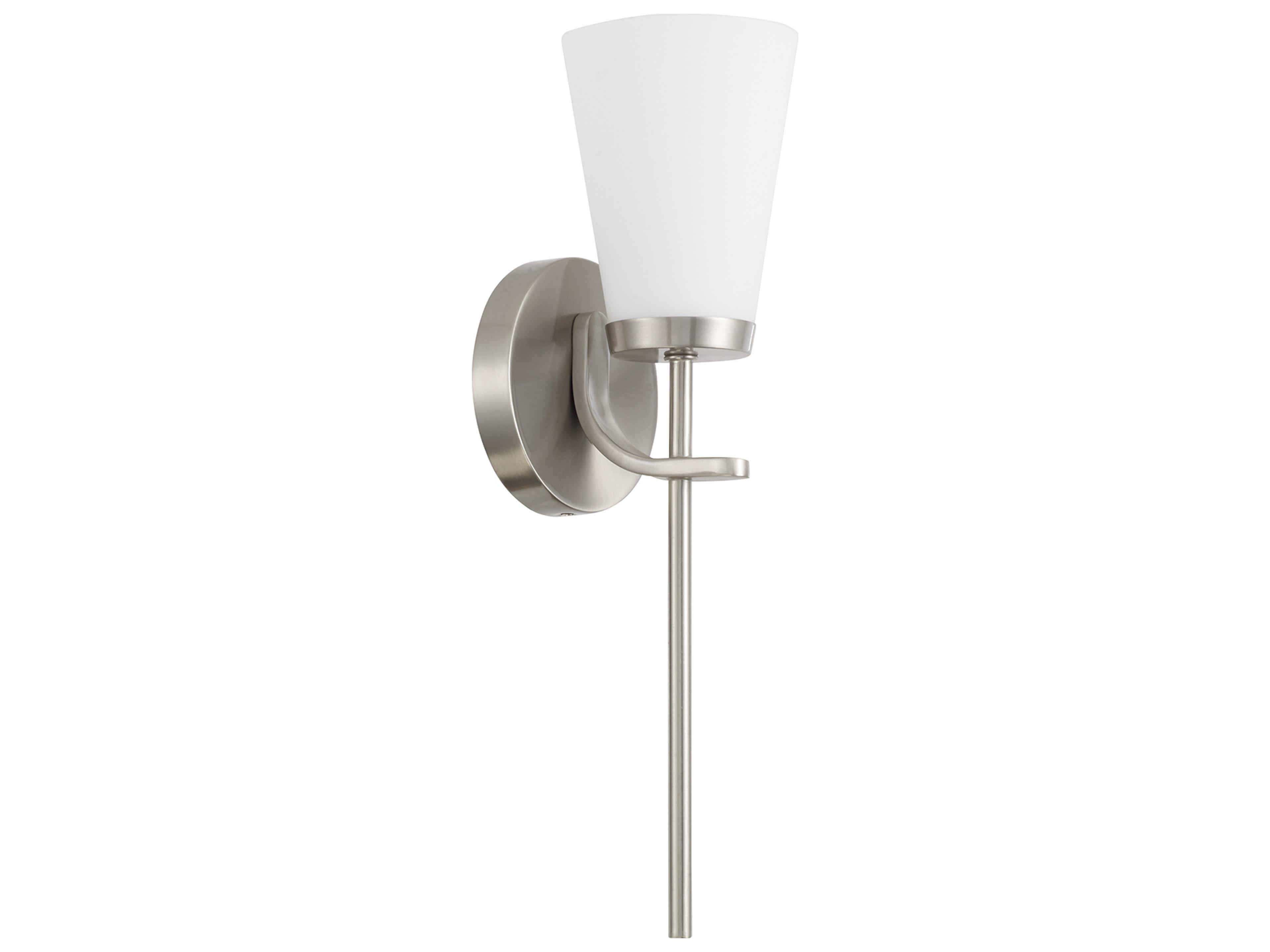 Drake 1-light Brushed Nickel Wall Sconce