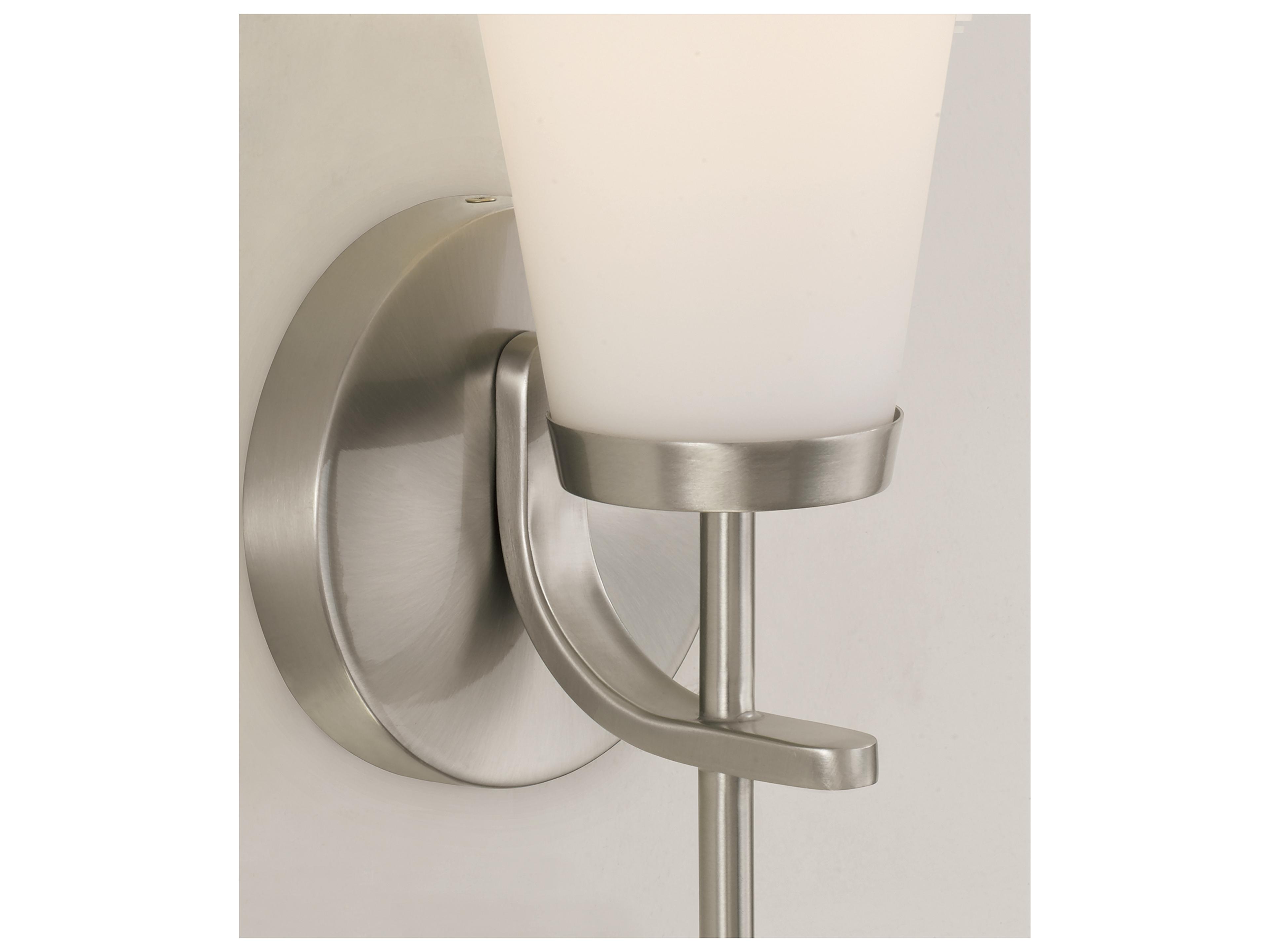 Capital Lighting Drake 1-light Brushed Nickel Wall Sconce