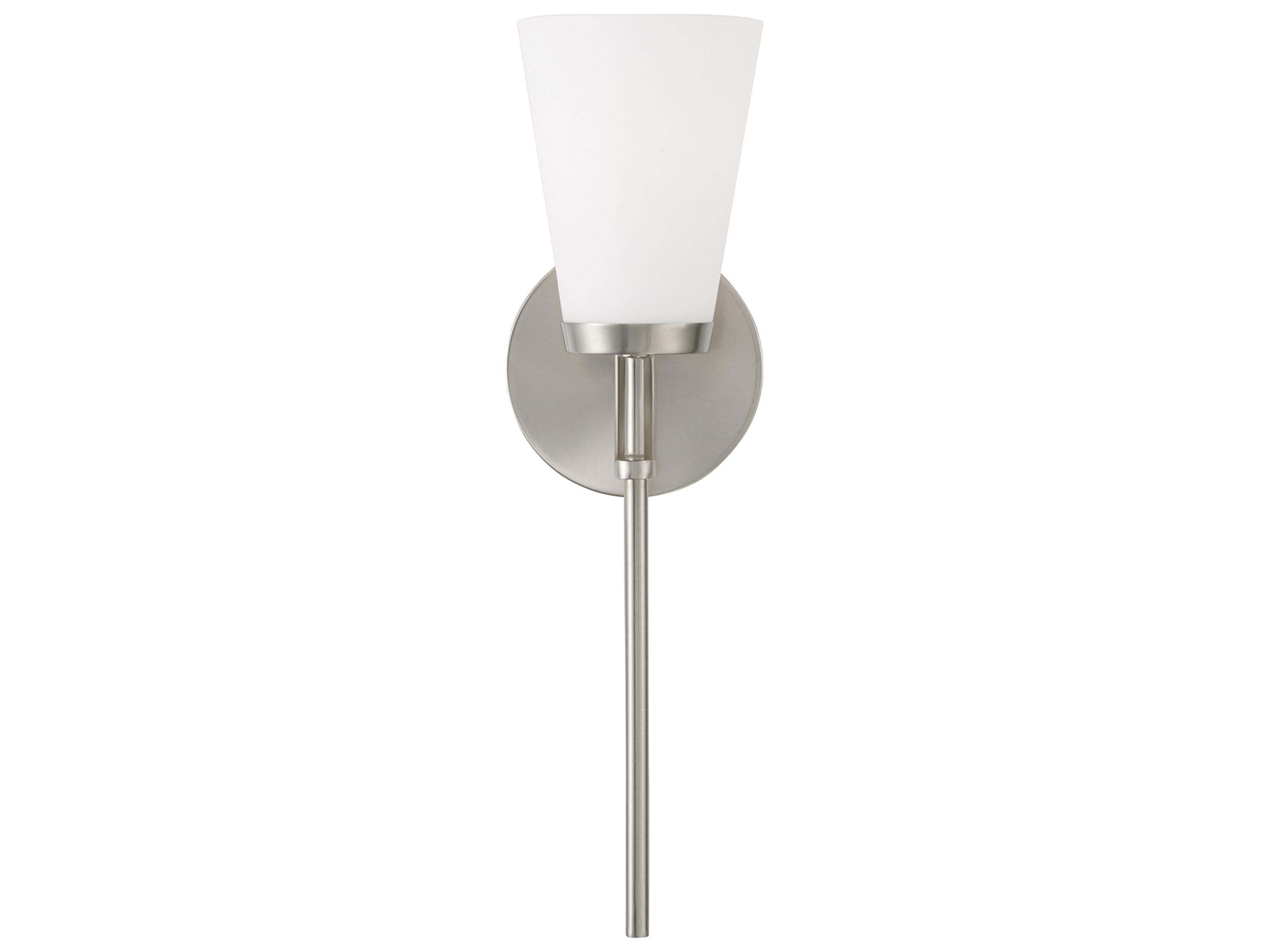 Capital Lighting Drake 1-light Brushed Nickel Wall Sconce