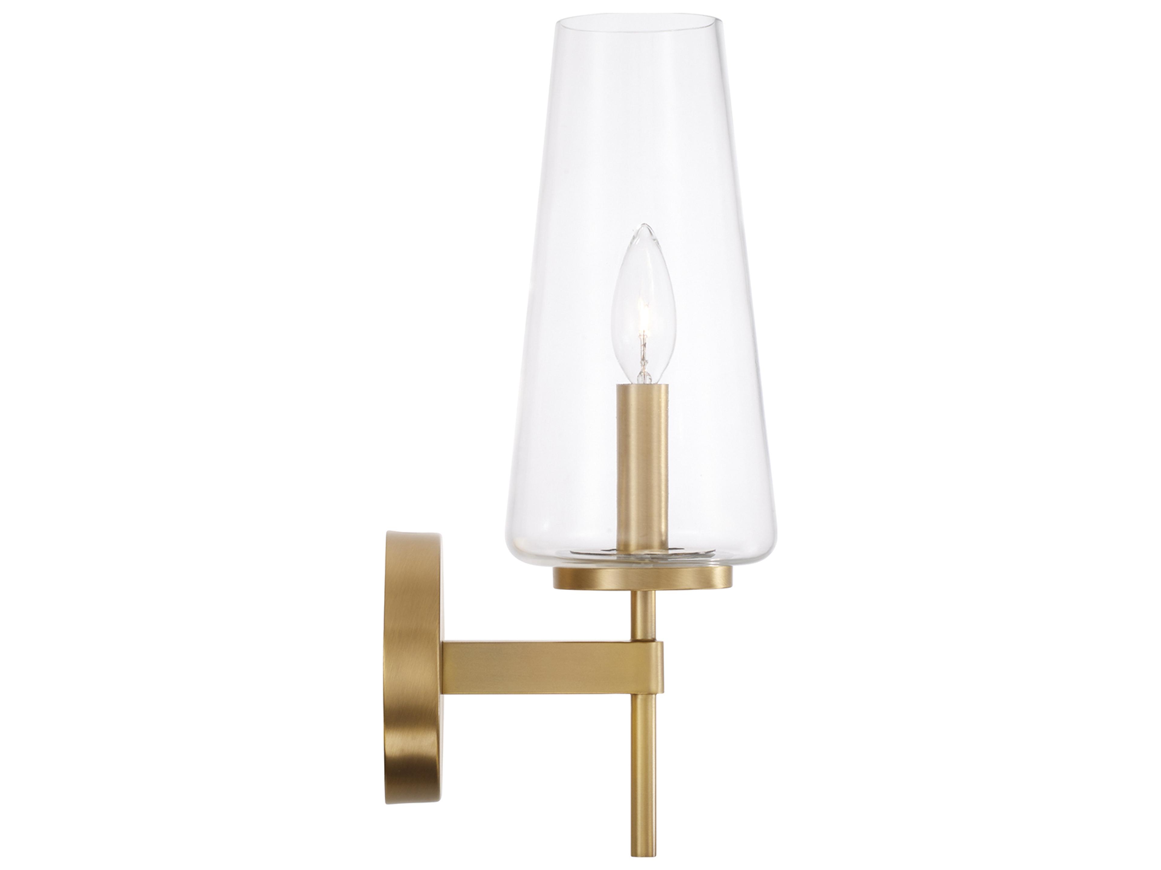 Capital Lighting Aaron 1-light Aged Brass Wall Sconce