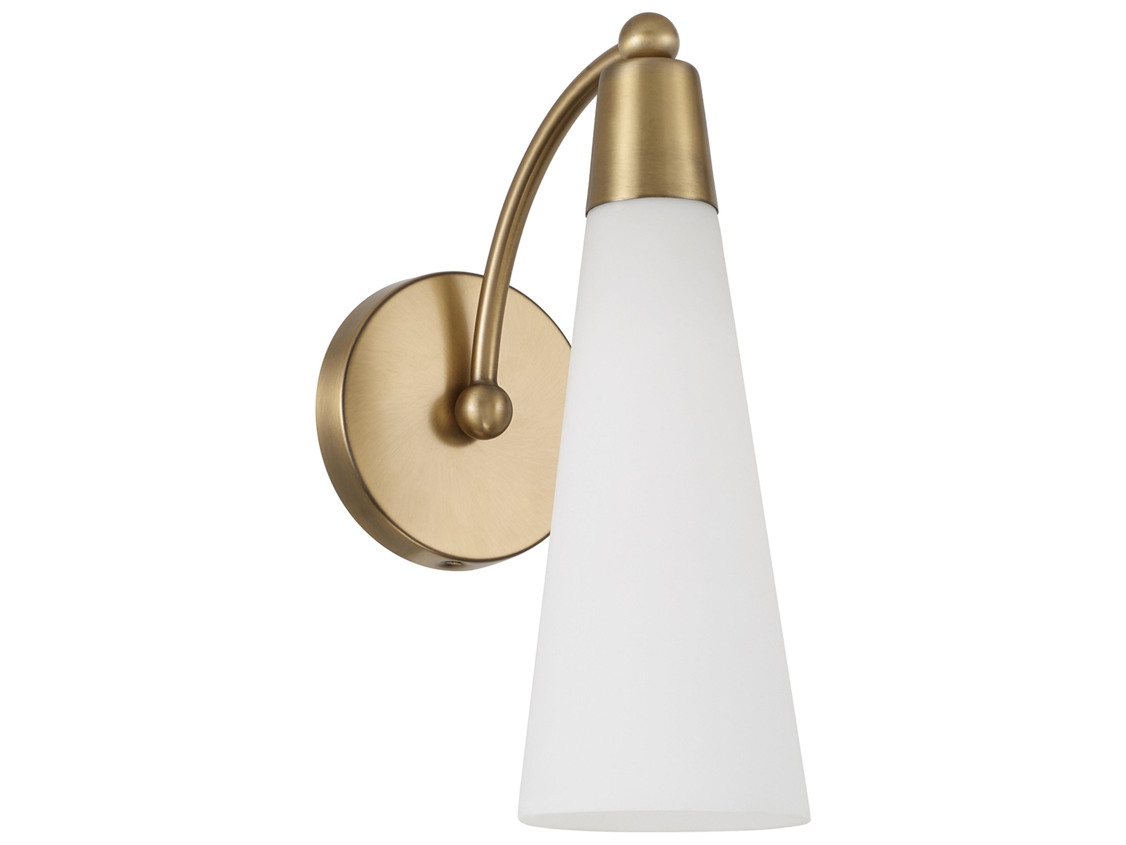 Tess 1-light Aged Brass Wall Sconce